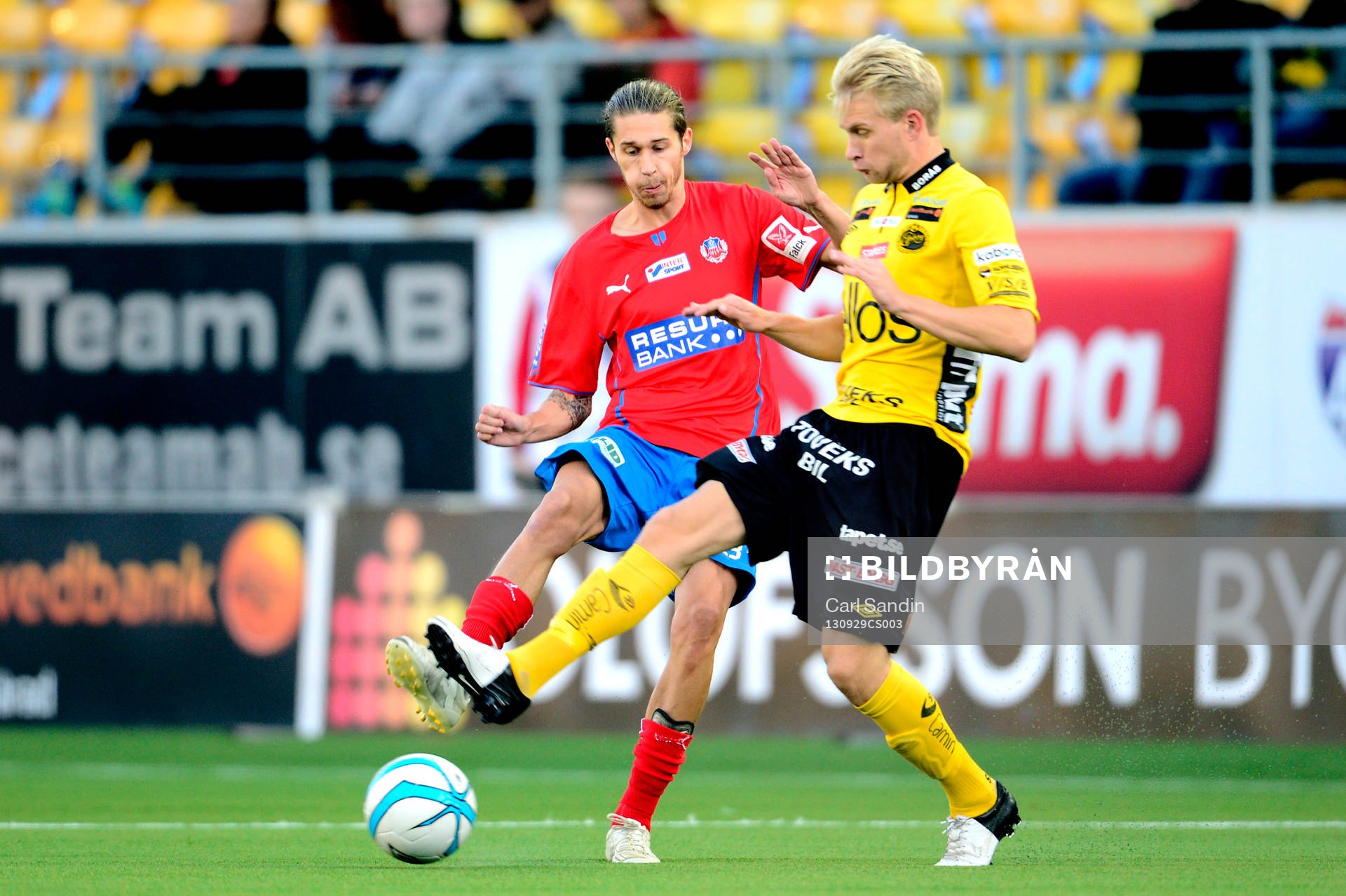 Helsingborgs Daniel Nordmark och Elfsborgs Johan Larsson