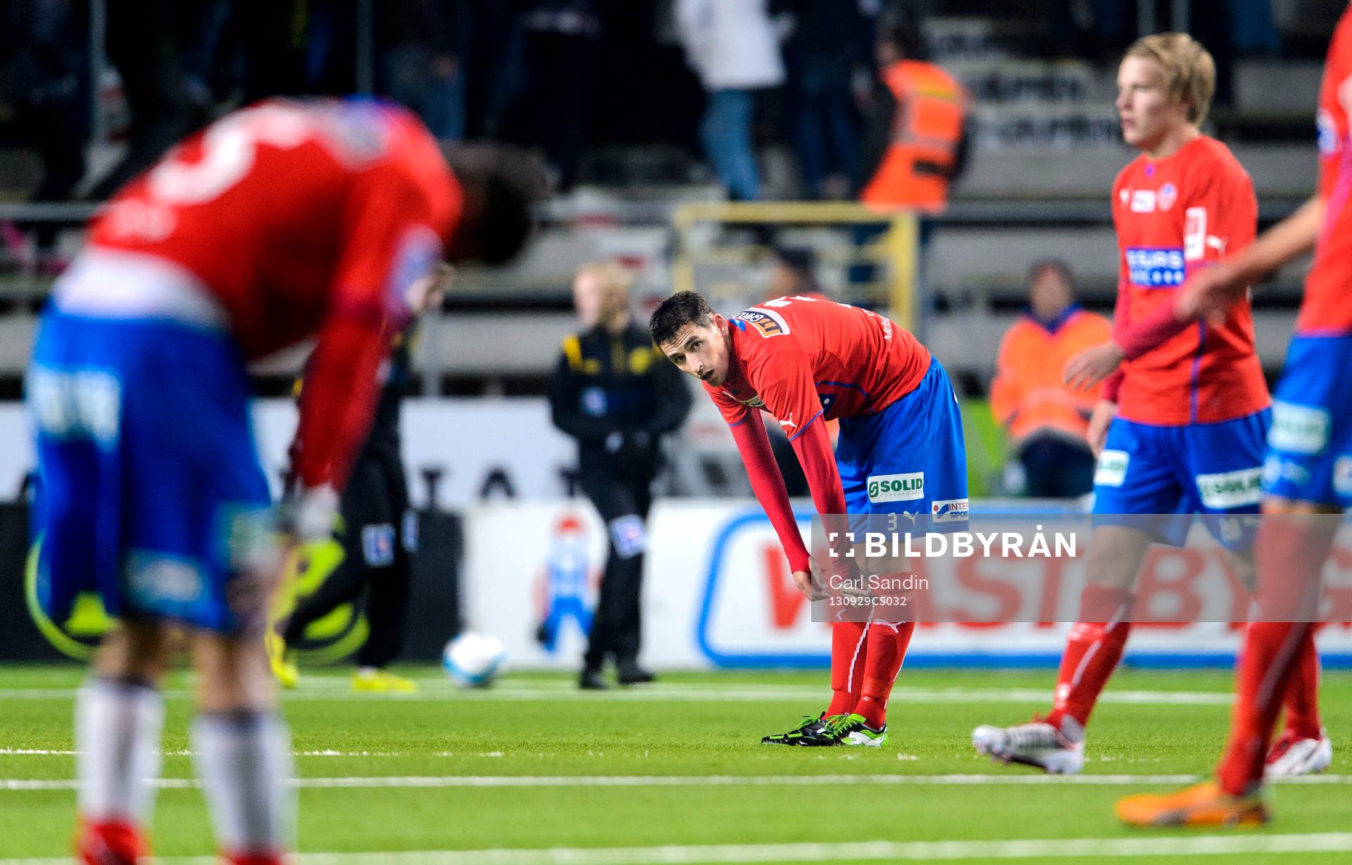Helsingborgs Loret Sadiku deppar
