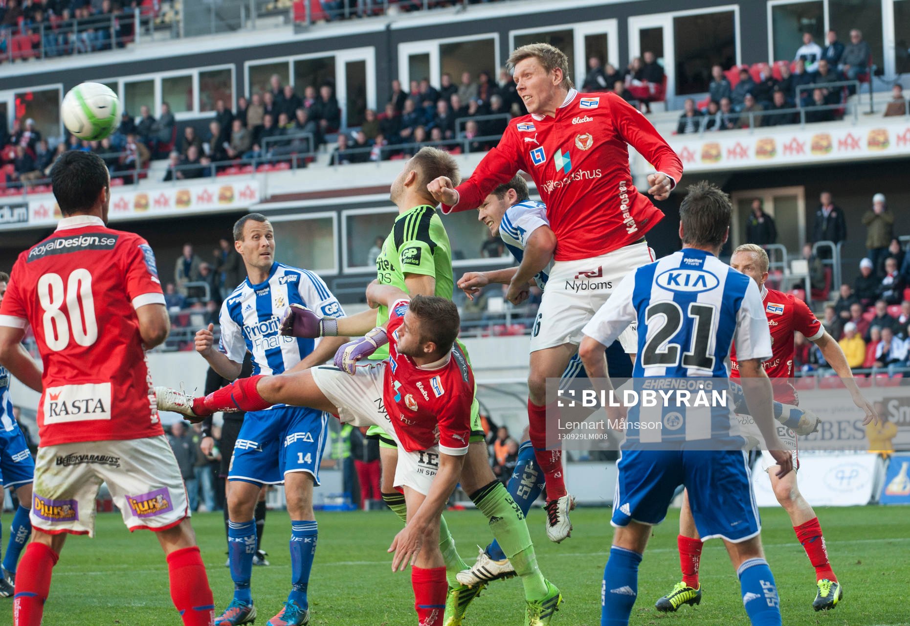 David Elm, Kalmar, flyttades ner som mittback