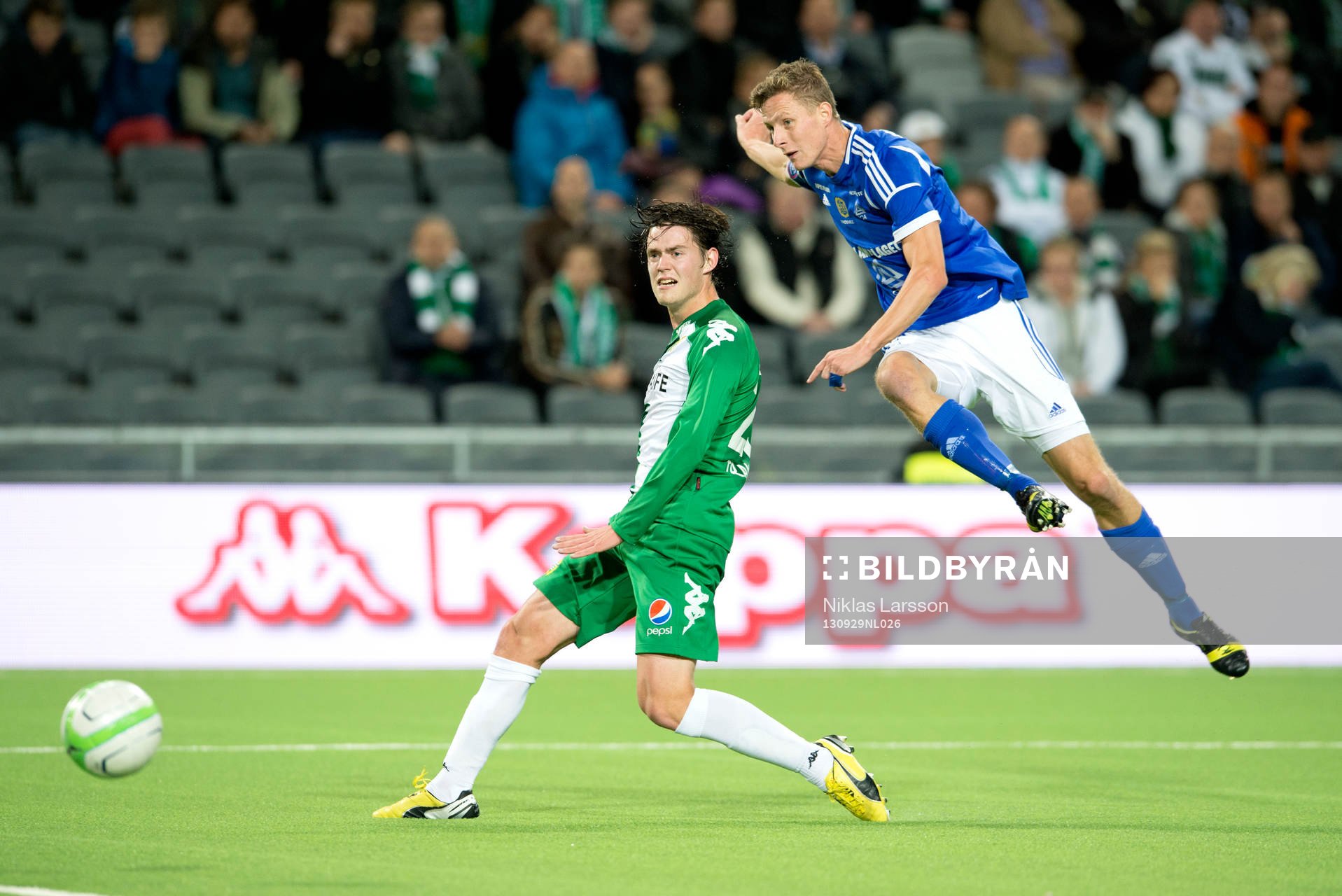 Robin Tranberg, Hammarby täcker skott och Johan Eklund,
