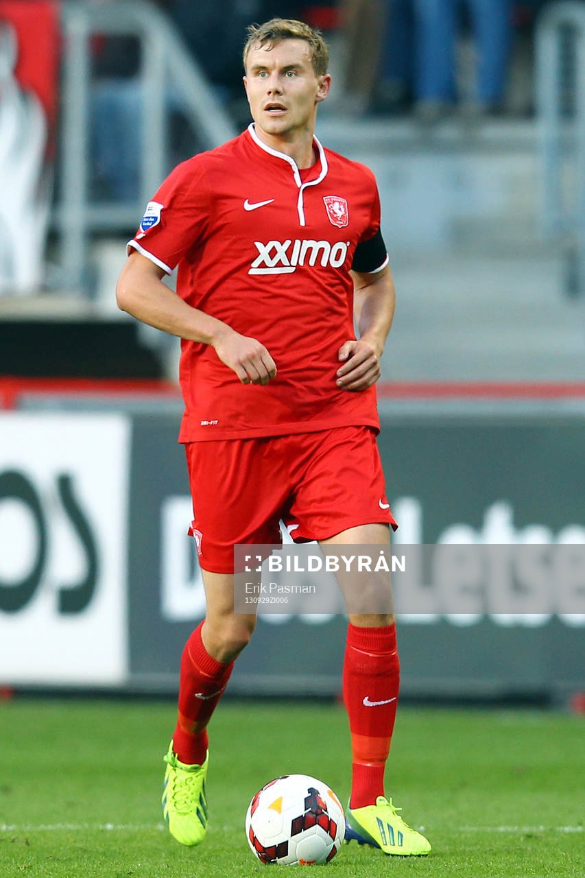 ENSCHEDE - FC Twente - FC Groningen, Eredivisie, voetbal, seizoen 2013-2014, Grolsch Veste, 29-08-2013, FC Twente speler Andreas Bjelland