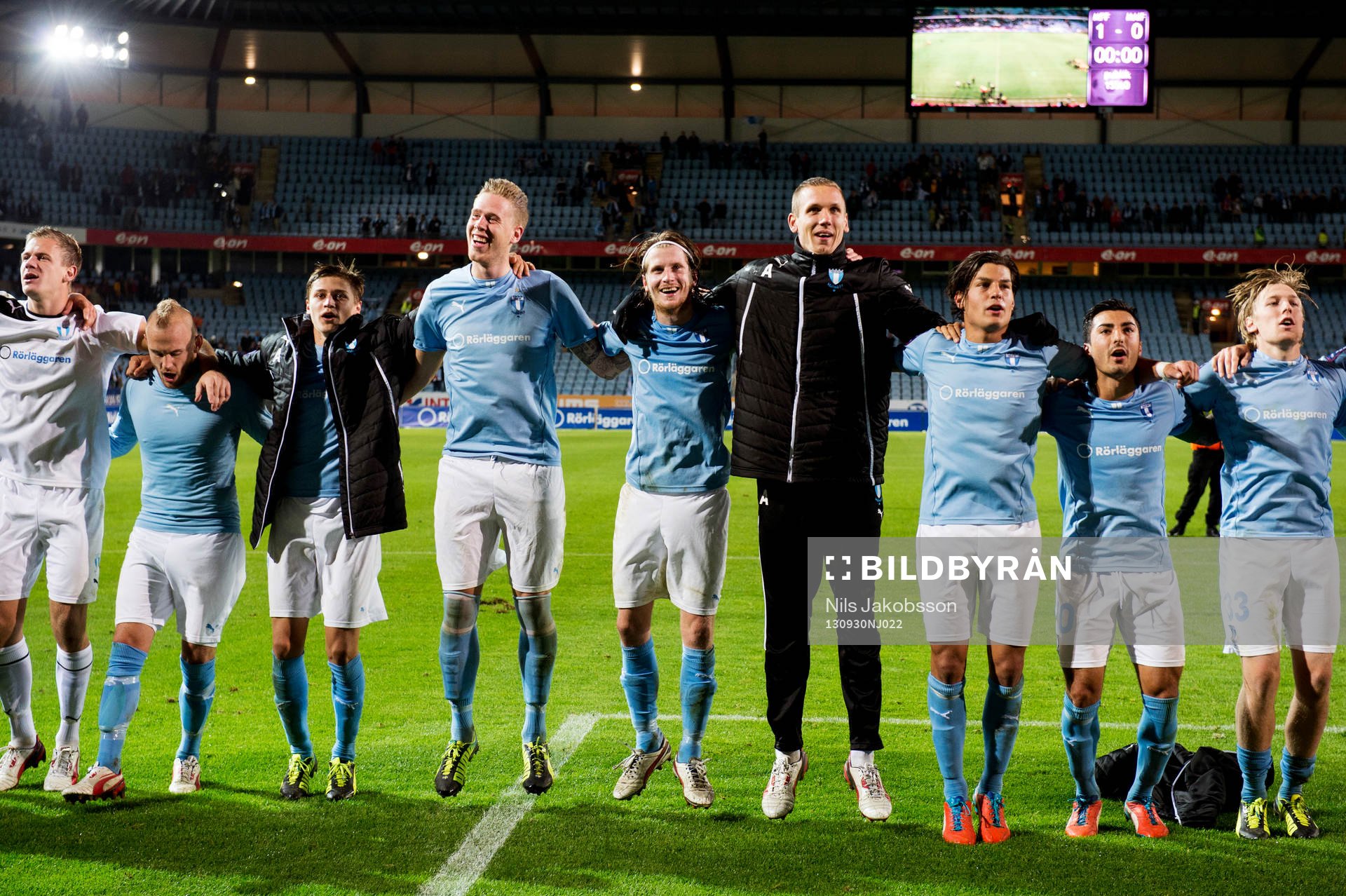 Malmös Magnus Eriksson, Simon Thern, Pontus Jansson, Erik