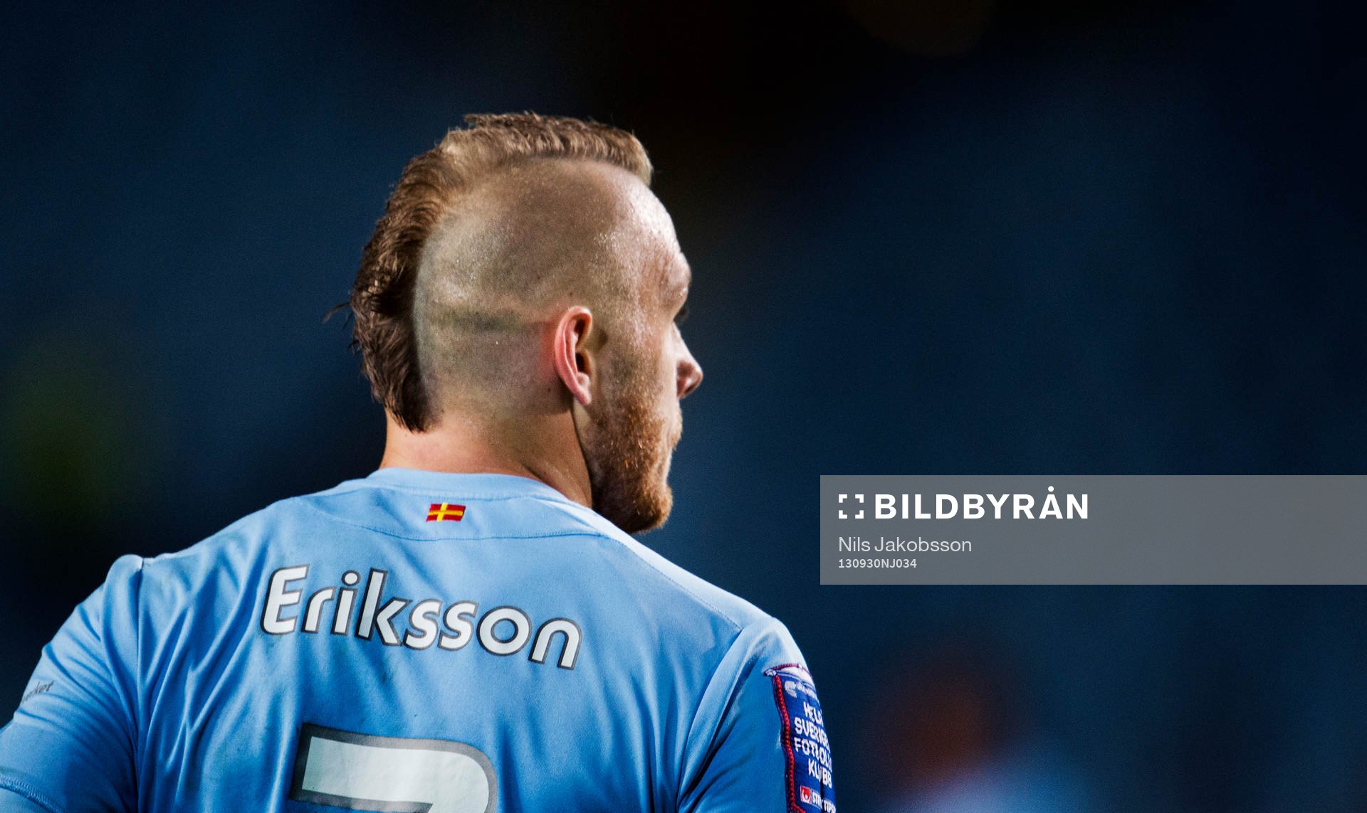 Malmös Magnus Eriksson med sin nya frisyr