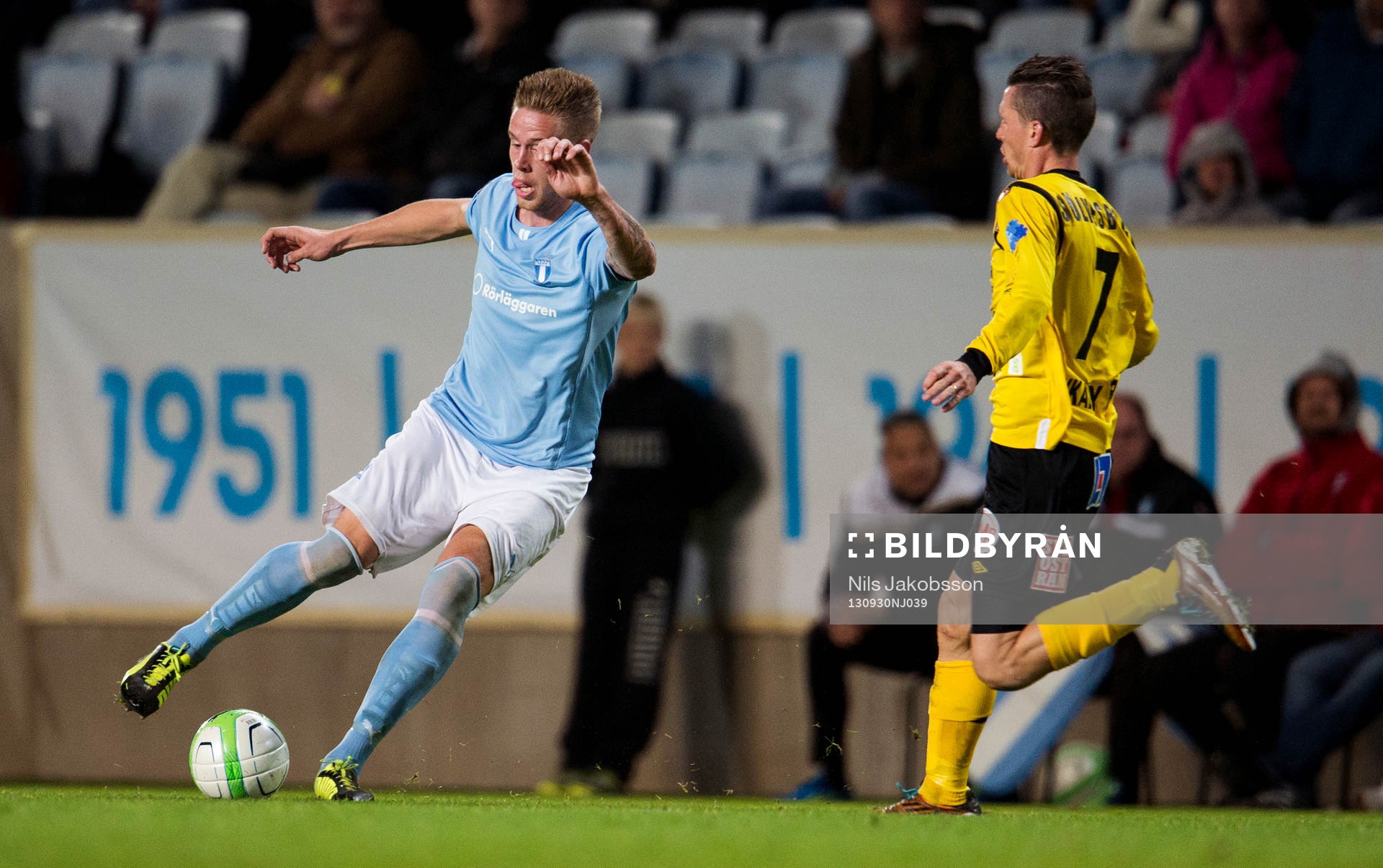 Malmös Pontus Jansson gör en helikopterfint