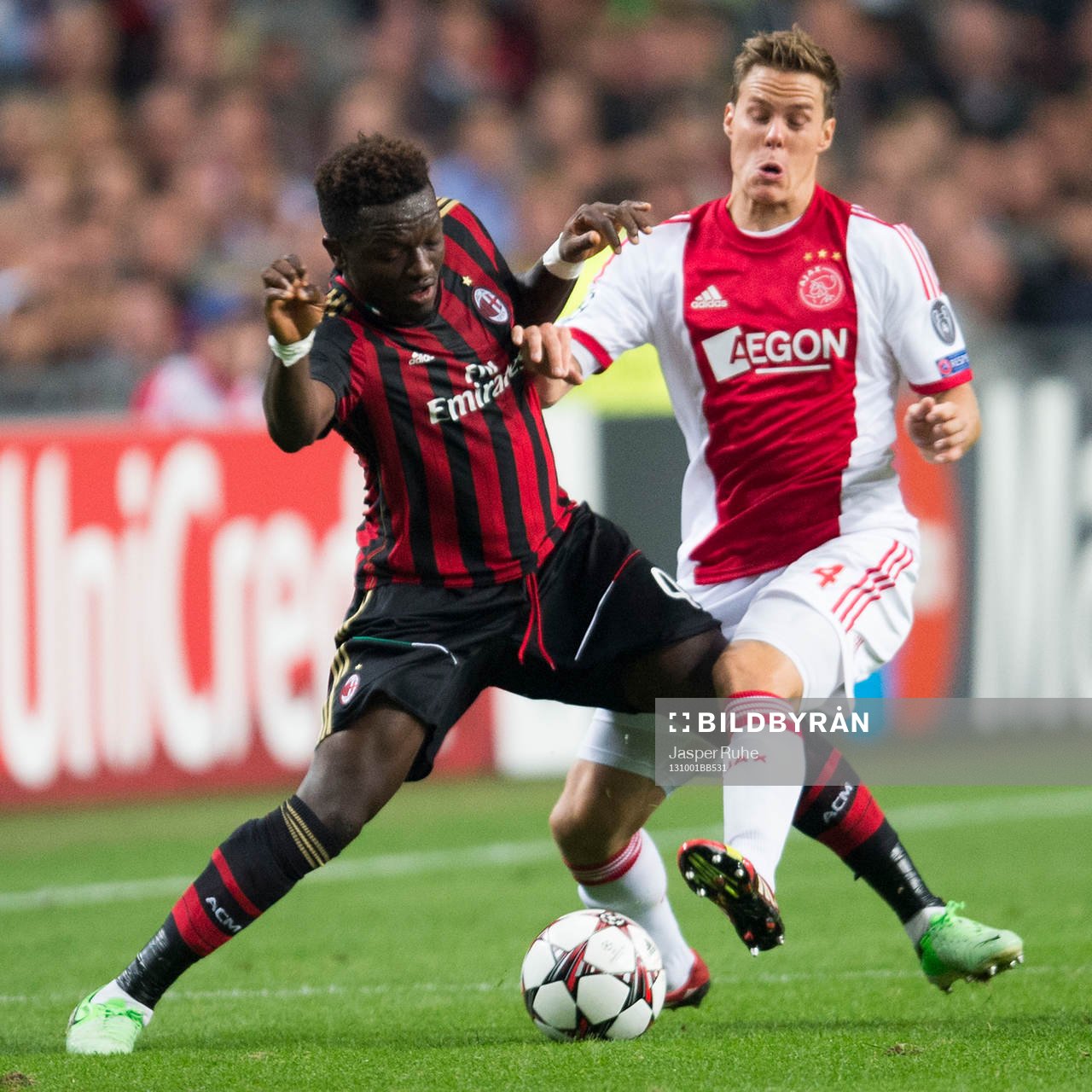 AMSTERDAM , Ajax - AC Milan , 01-10-2013 , Amsterdam Arena