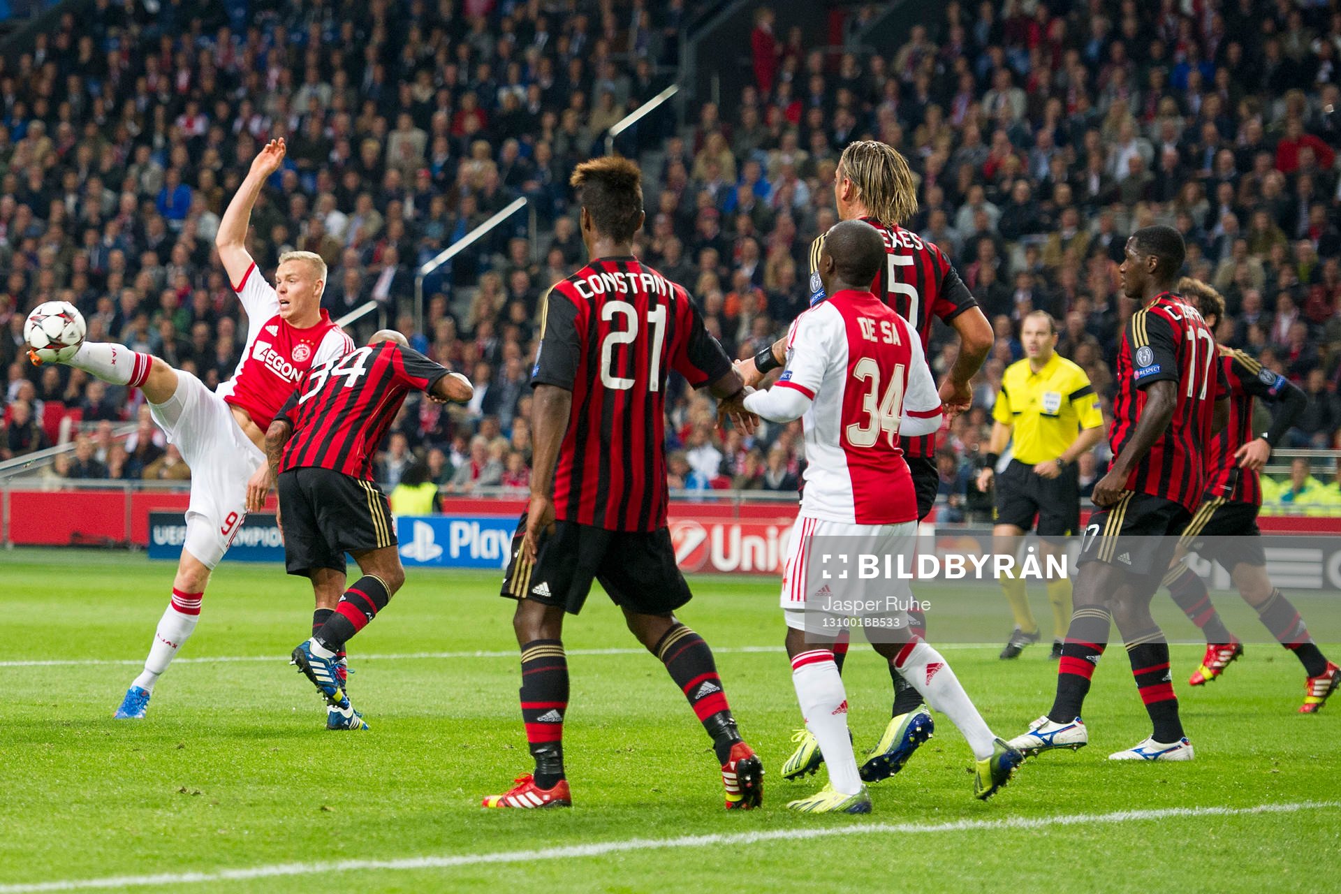 AMSTERDAM , Ajax - AC Milan , 01-10-2013 , Amsterdam Arena