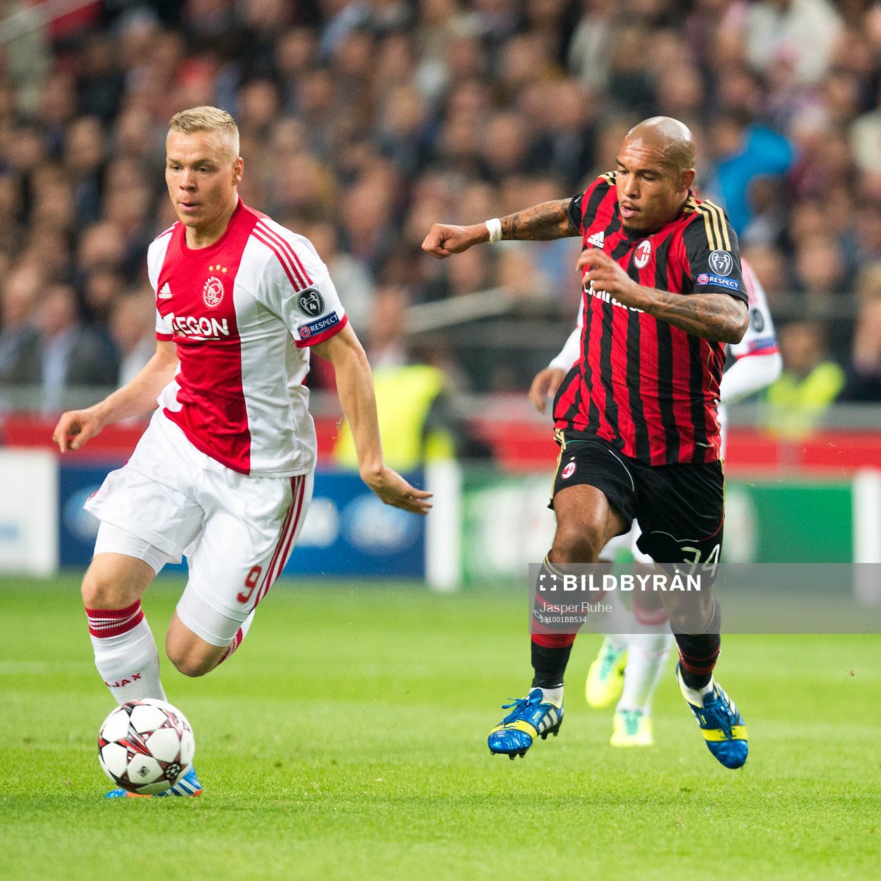 AMSTERDAM , Ajax - AC Milan , 01-10-2013 , Amsterdam Arena