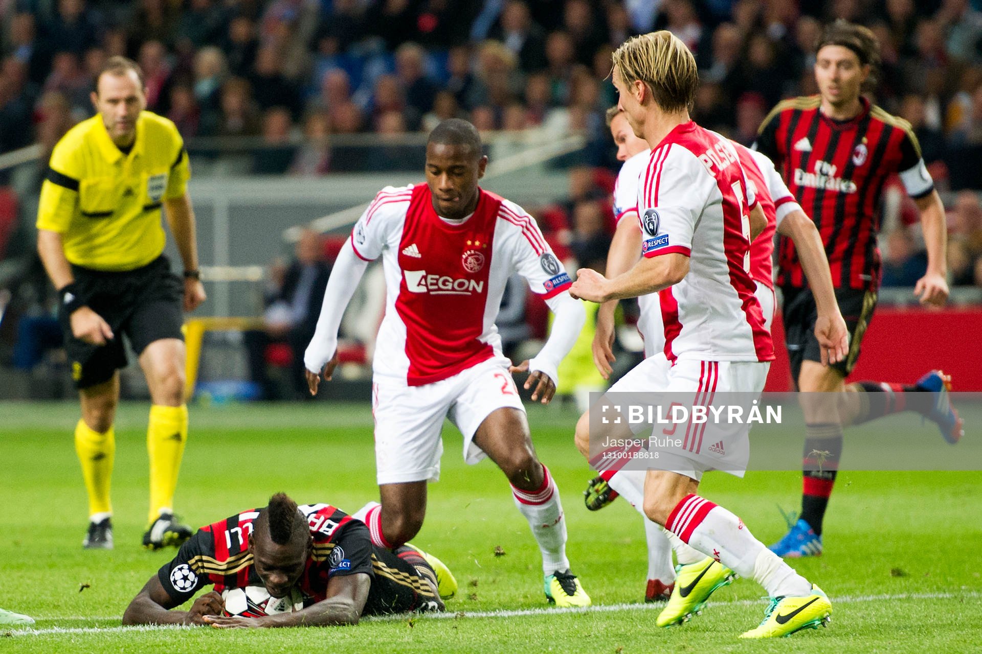 AMSTERDAM , Ajax - AC Milan , 01-10-2013 , Amsterdam Arena