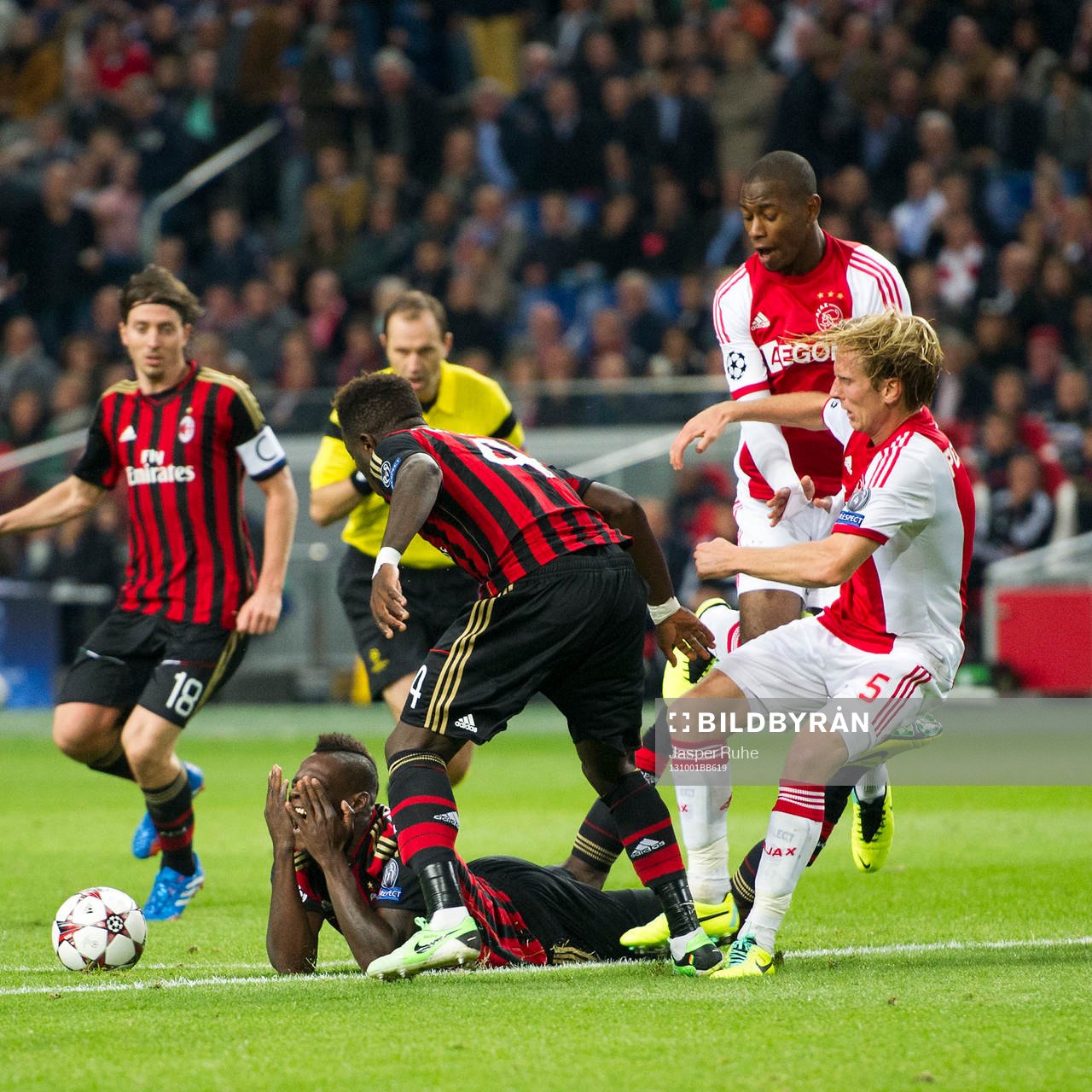 AMSTERDAM , Ajax - AC Milan , 01-10-2013 , Amsterdam Arena
