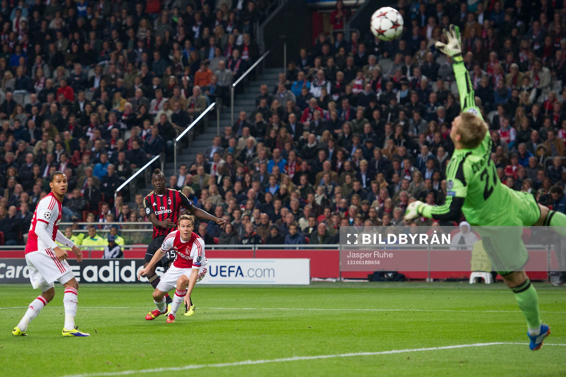 AMSTERDAM , Ajax - AC Milan , 01-10-2013 , Amsterdam Arena