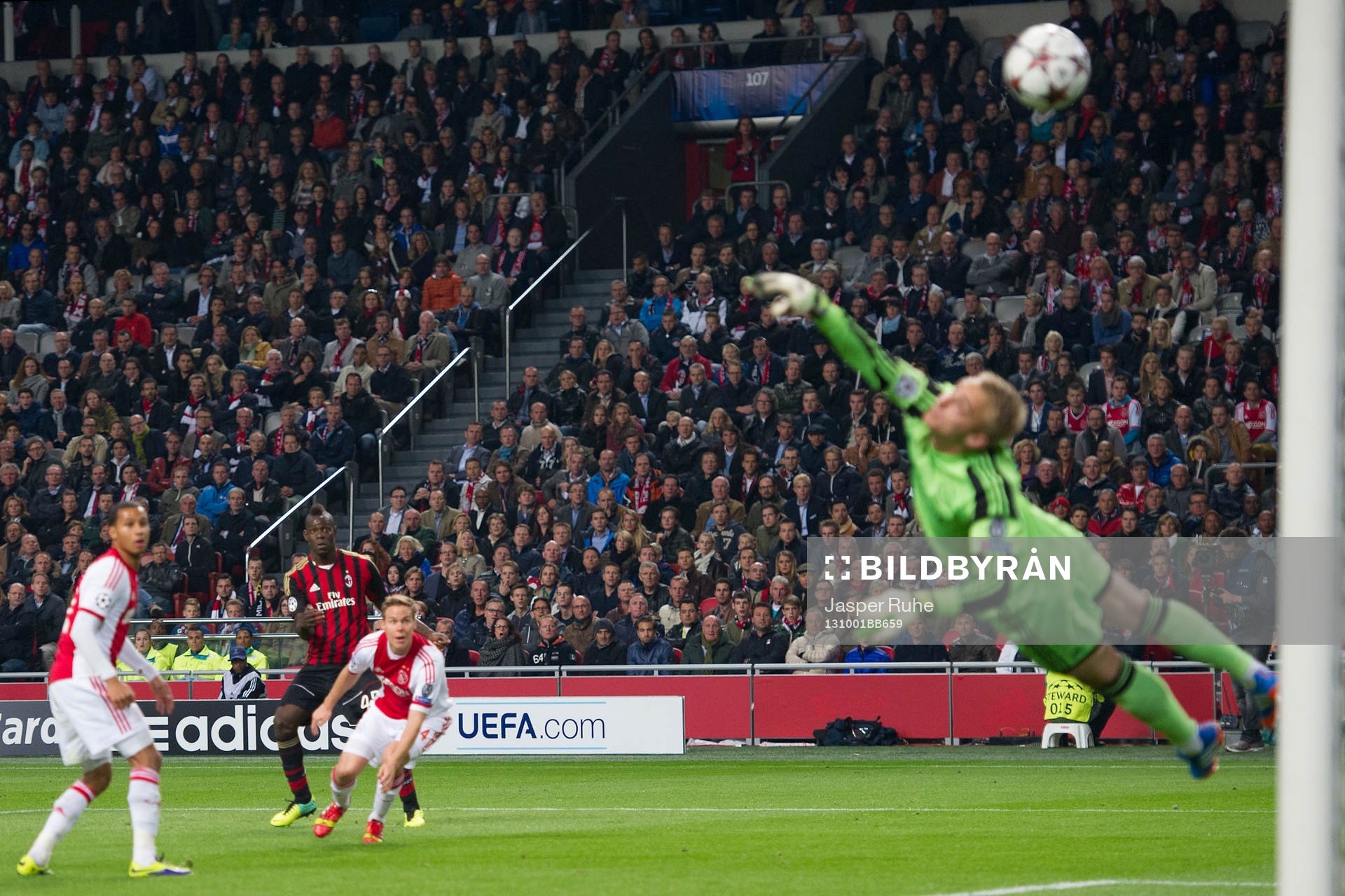 AMSTERDAM , Ajax - AC Milan , 01-10-2013 , Amsterdam Arena