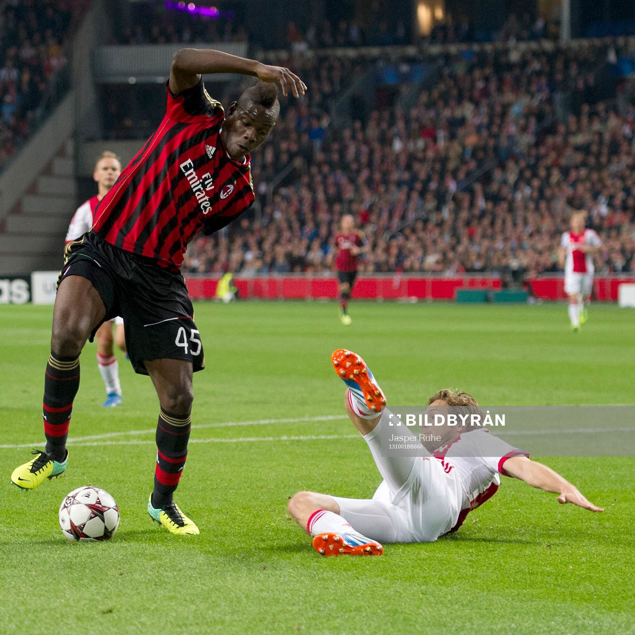 AMSTERDAM , Ajax - AC Milan , 01-10-2013 , Amsterdam Arena