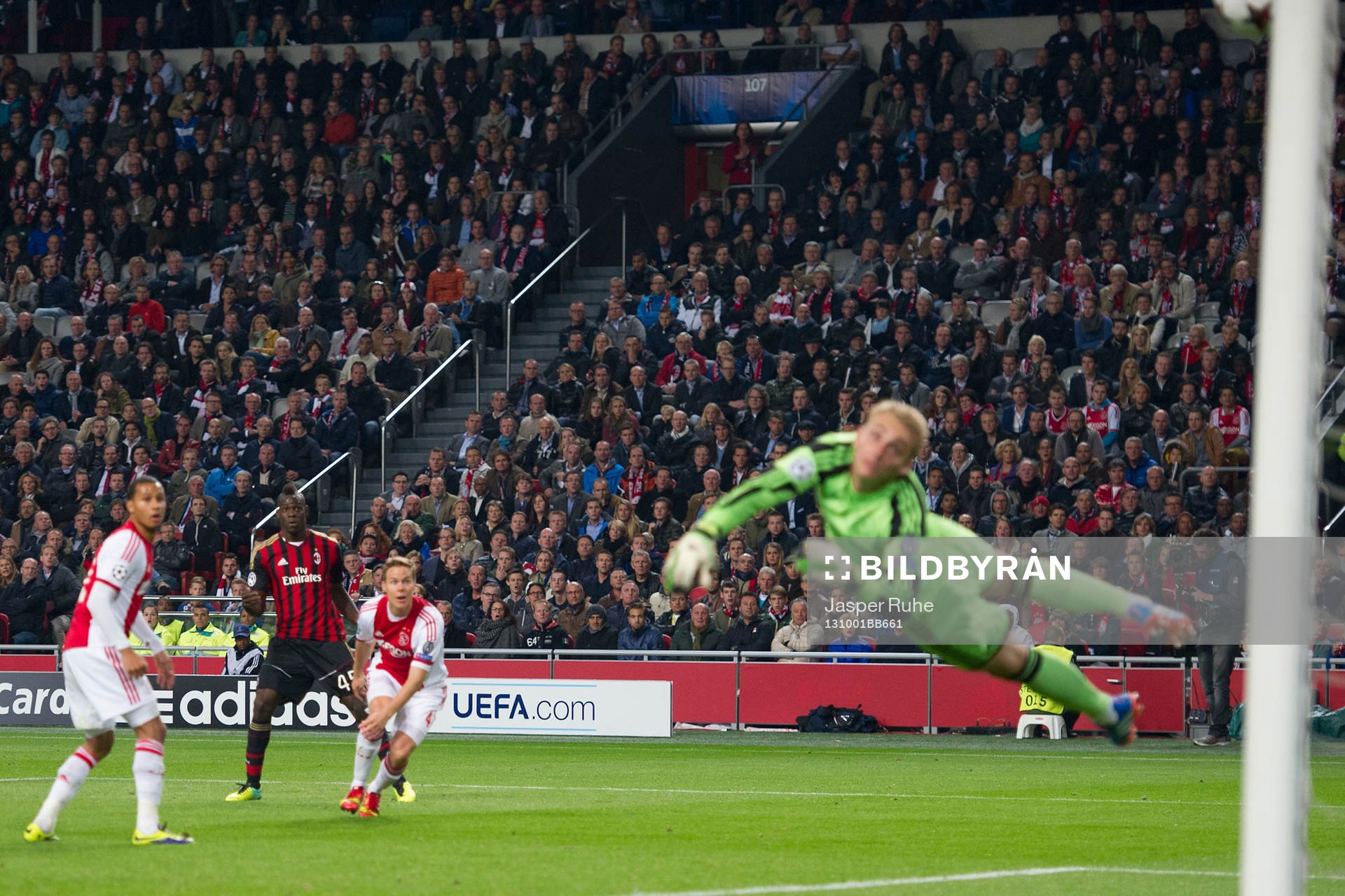 AMSTERDAM , Ajax - AC Milan , 01-10-2013 , Amsterdam Arena