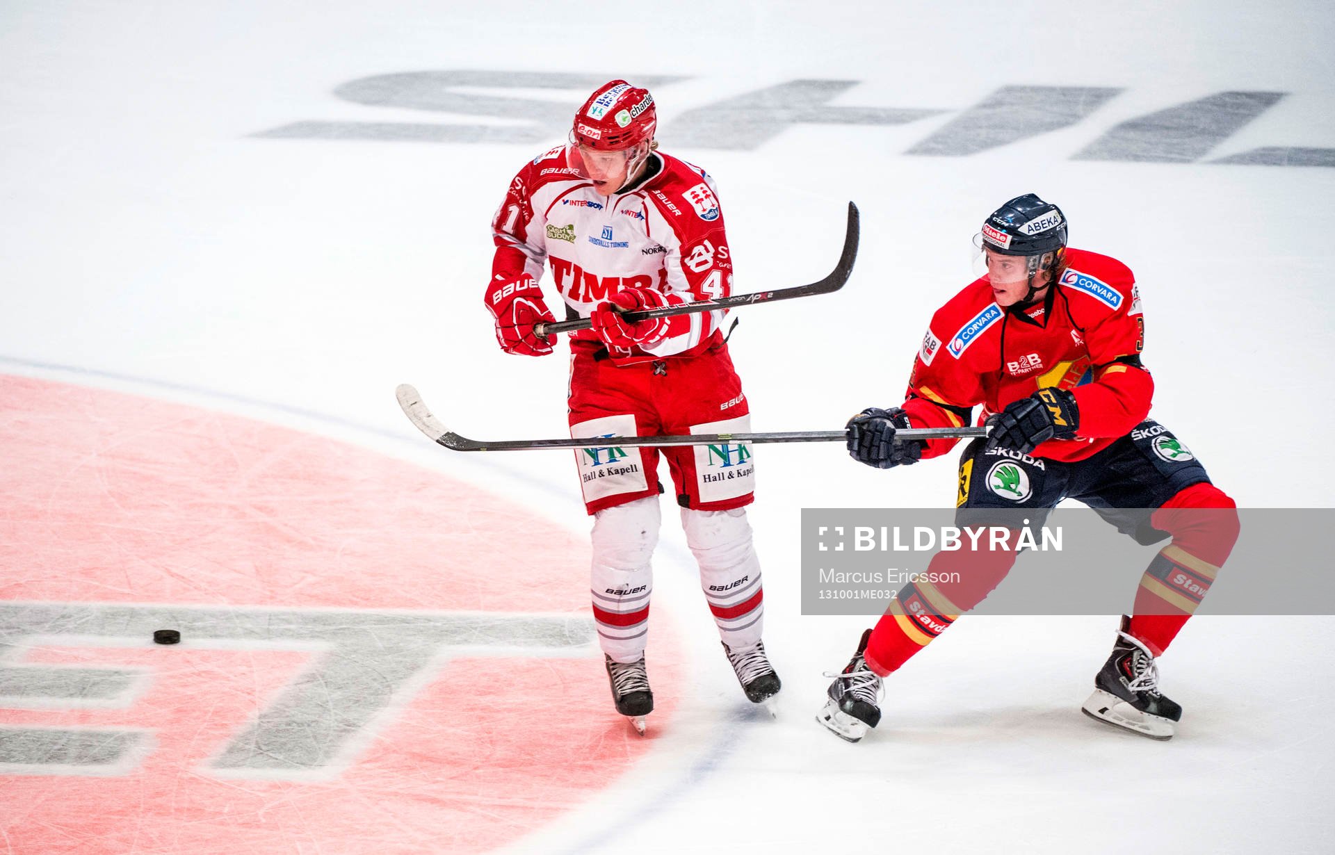 Timrås Ludvig Nilsson och Djurgårdens Samuel Lofquist