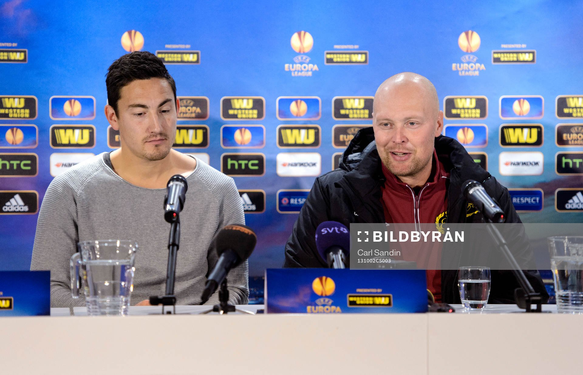 Elfsborgs Stefan Ishizaki och tränare Klas Ingesson