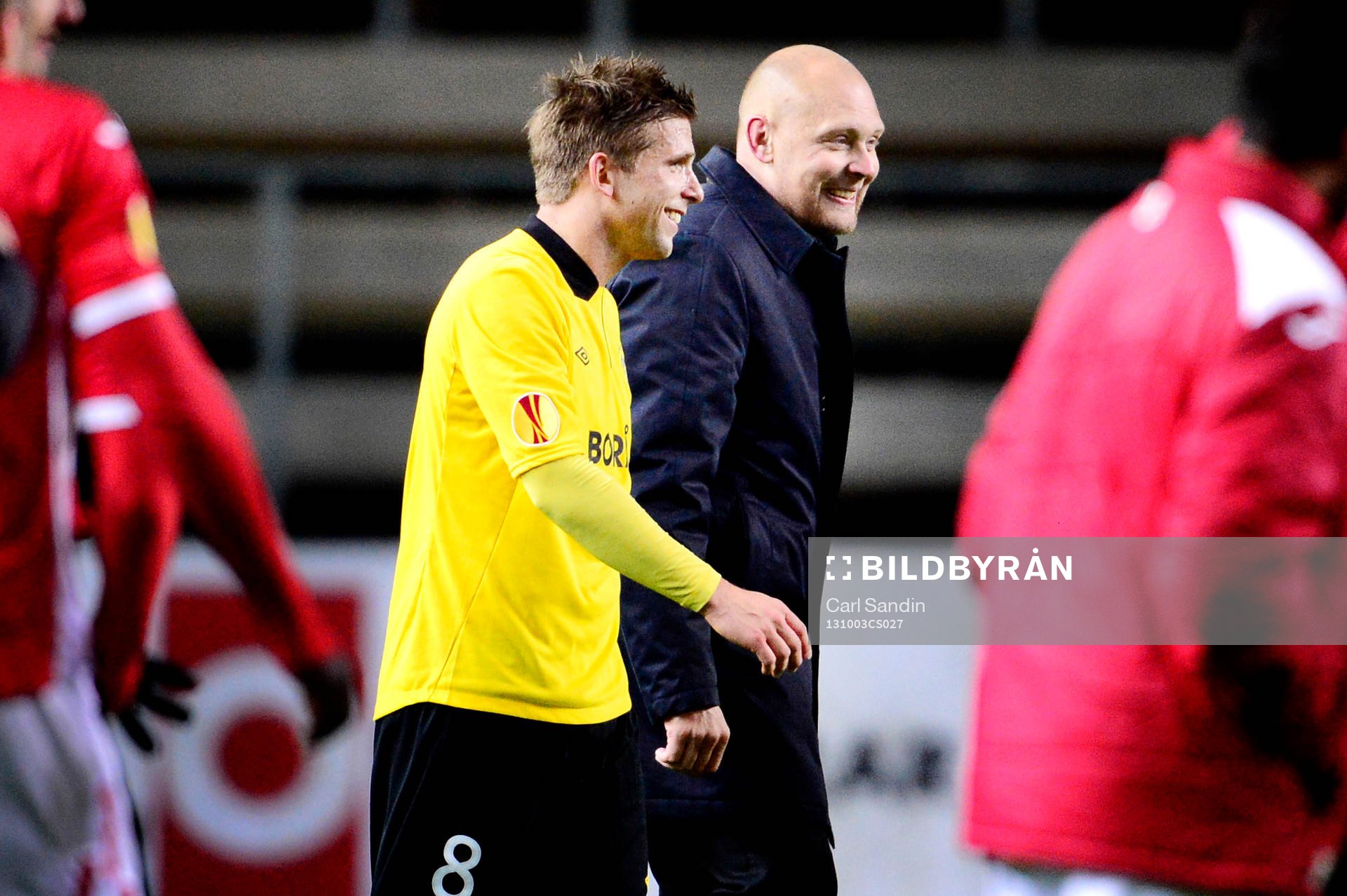 Elfsborgs Anders Svensson och tränare Klas Ingesson