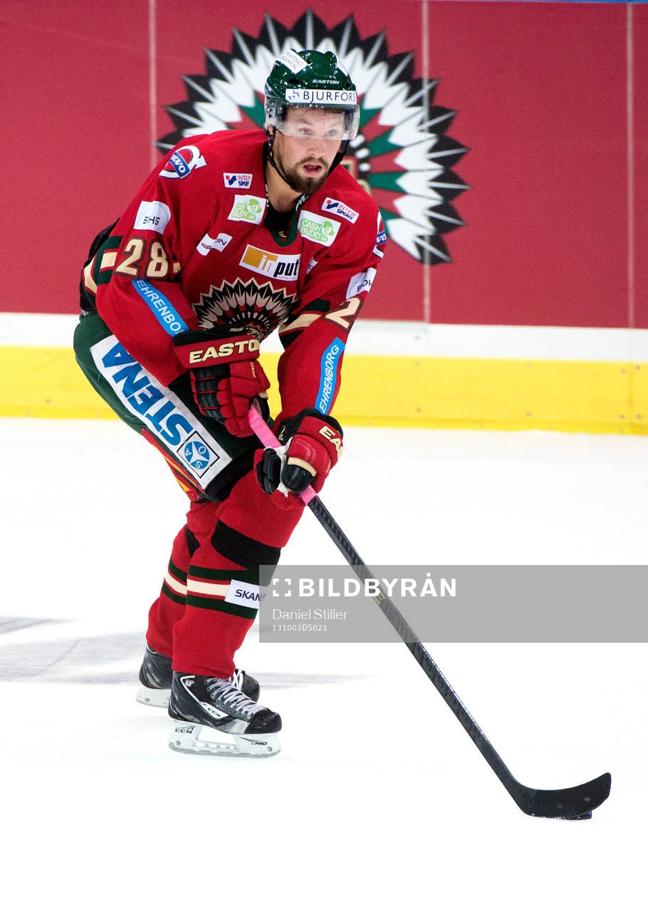 Frölundas Dick Axelsson är indian