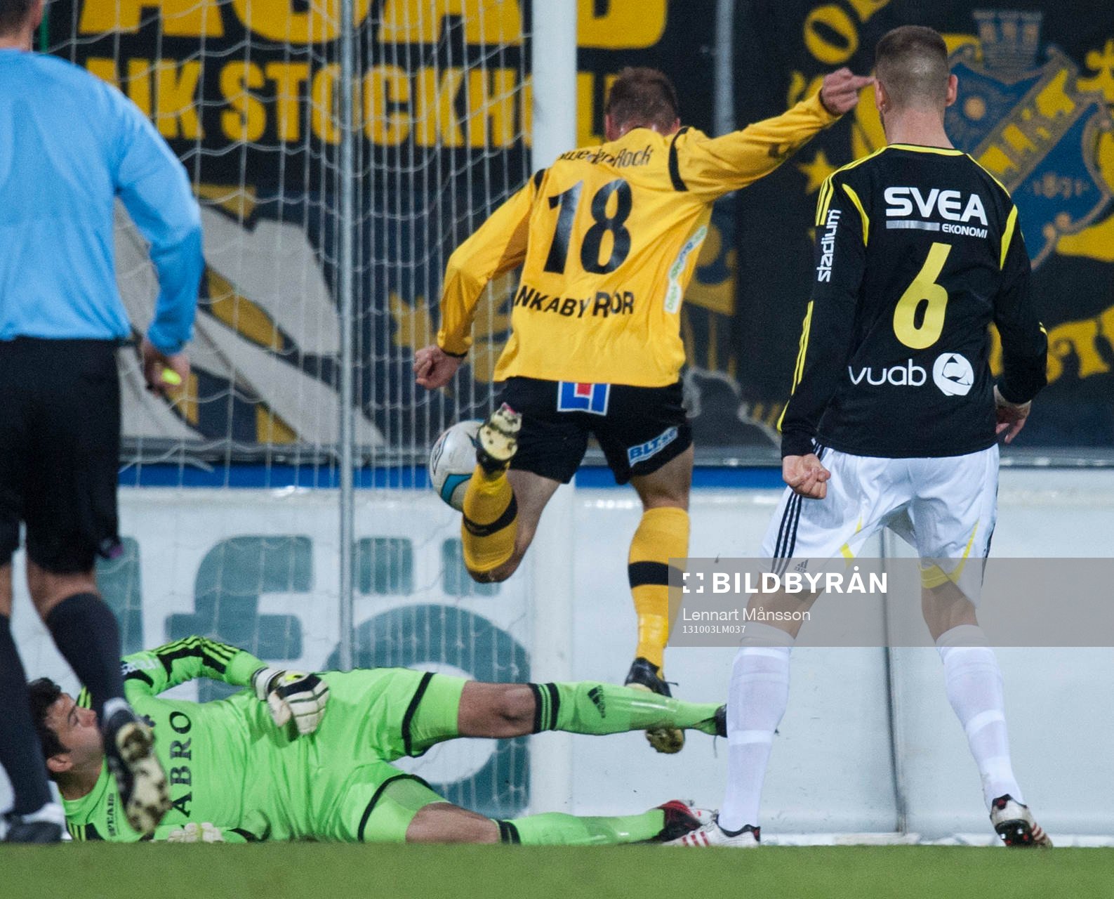 Mjällbys Pär Ericsson reducerar till 2-3