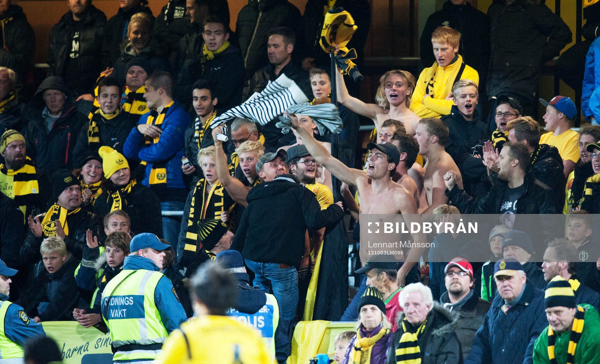 Mjällby-supporters