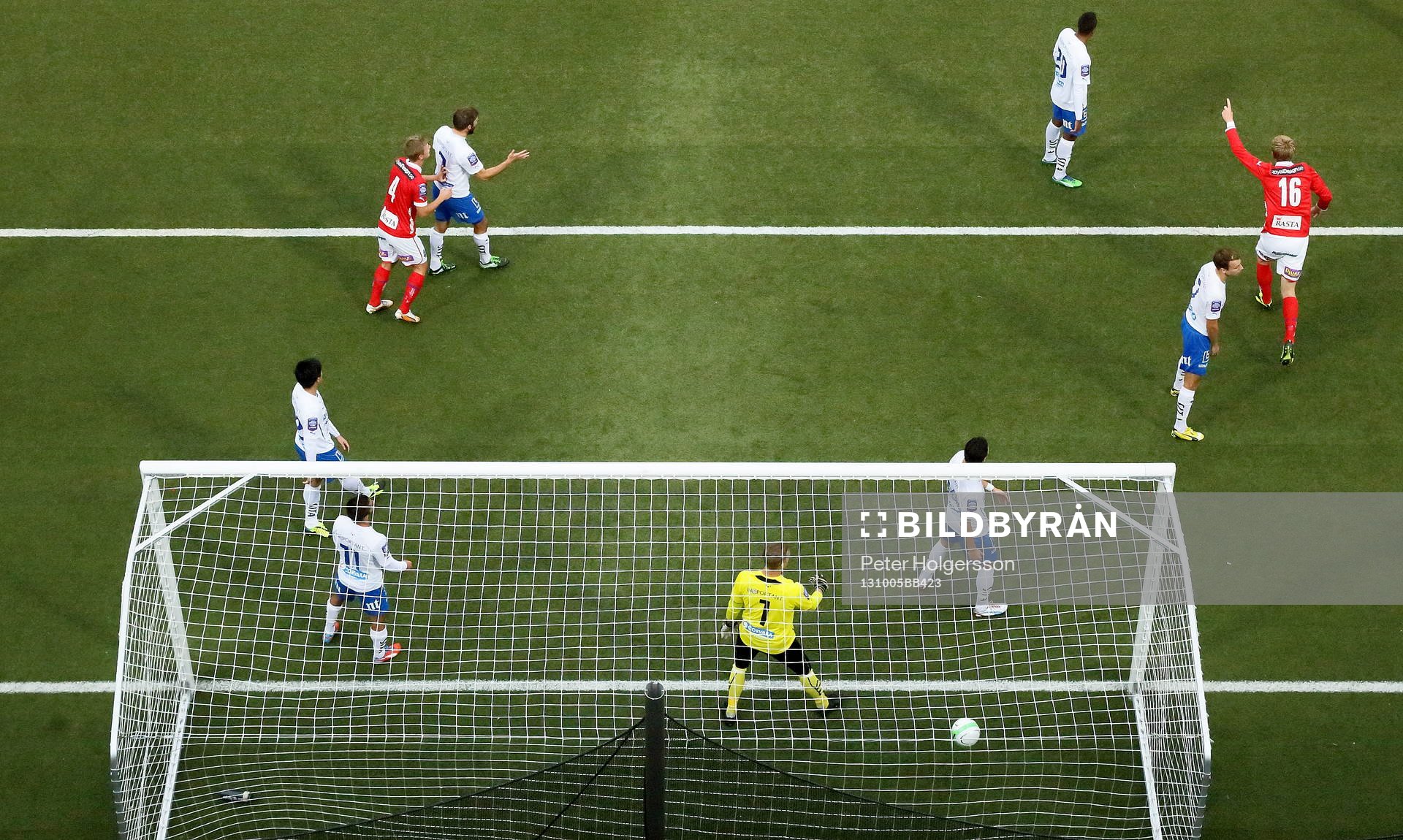 Mål 0-1 av Kalmars Mats Solheim i matchen mellan