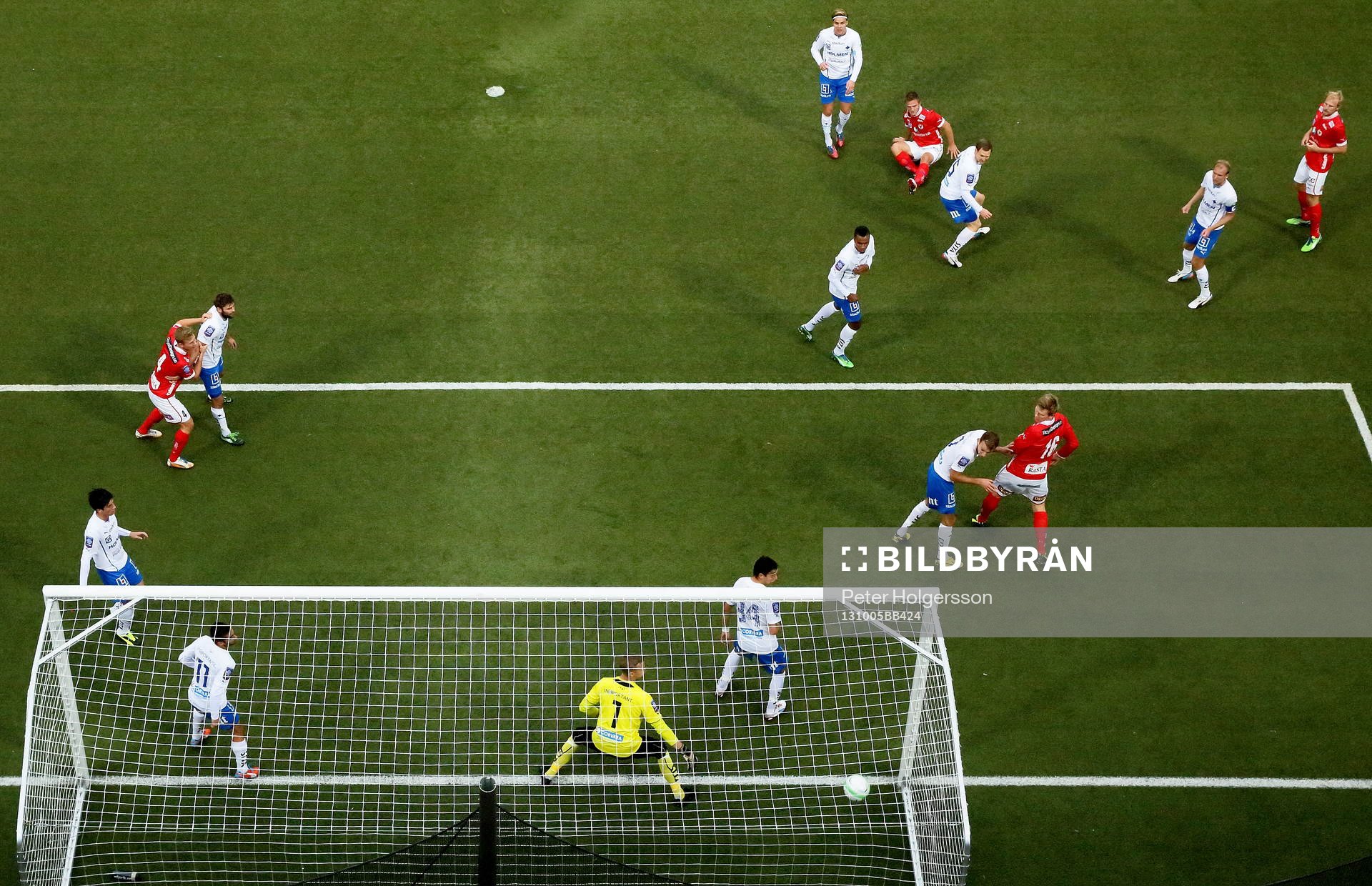 Mål 0-1 av Kalmars Mats Solheim i matchen mellan
