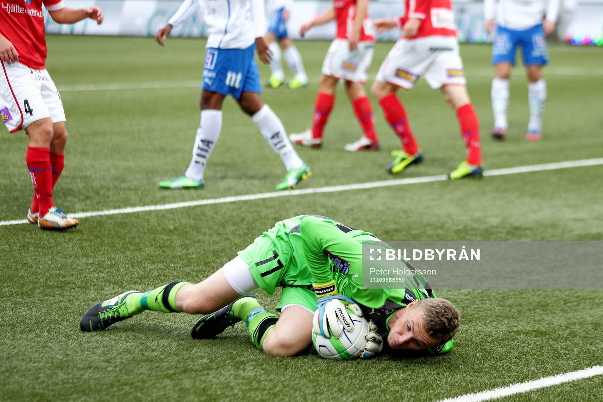 Kalmars målvakt Lars Cramer i matchen mellan Norrköping