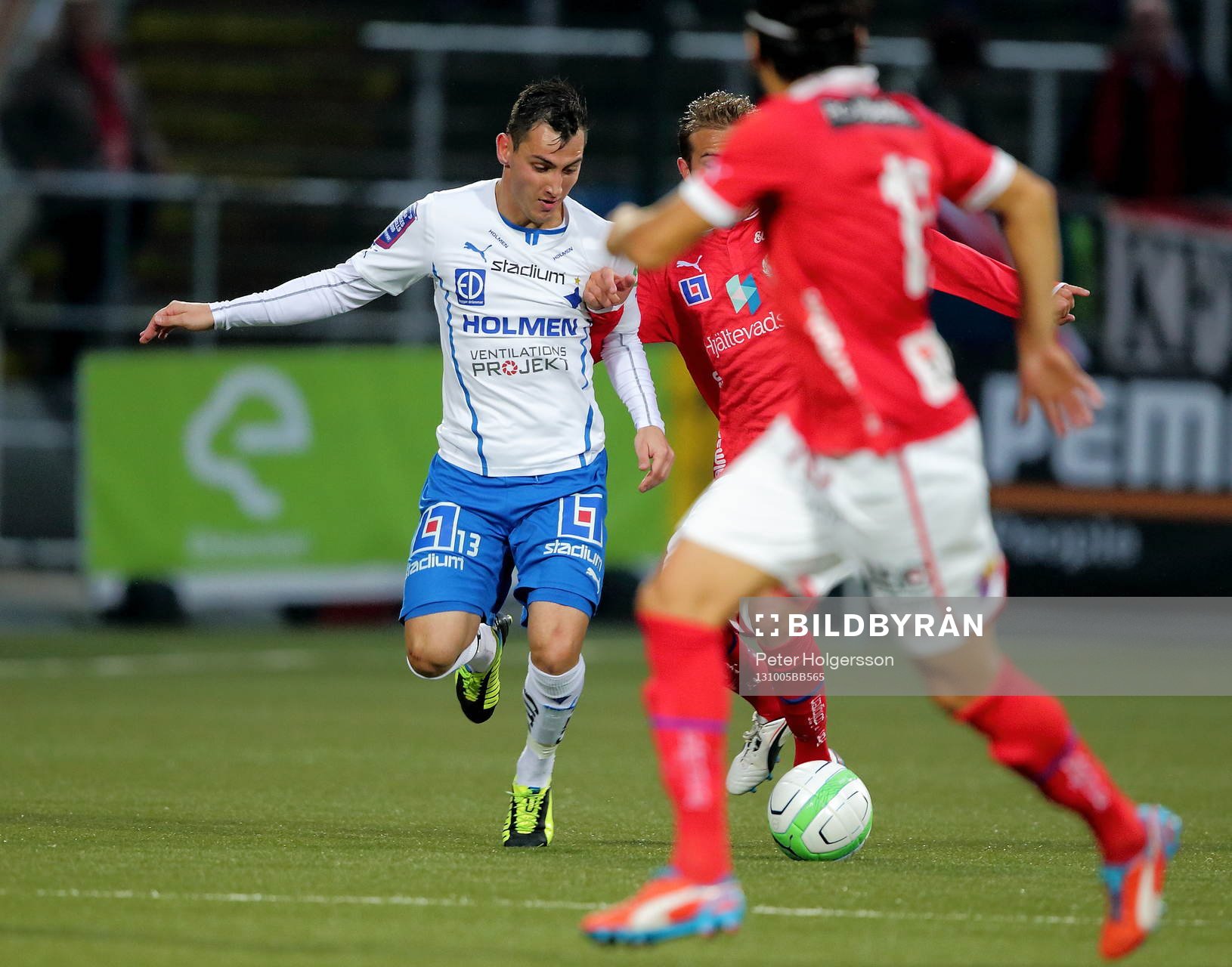 Norrköpings Nikola Tkalcic i matchen mellan Norrköping