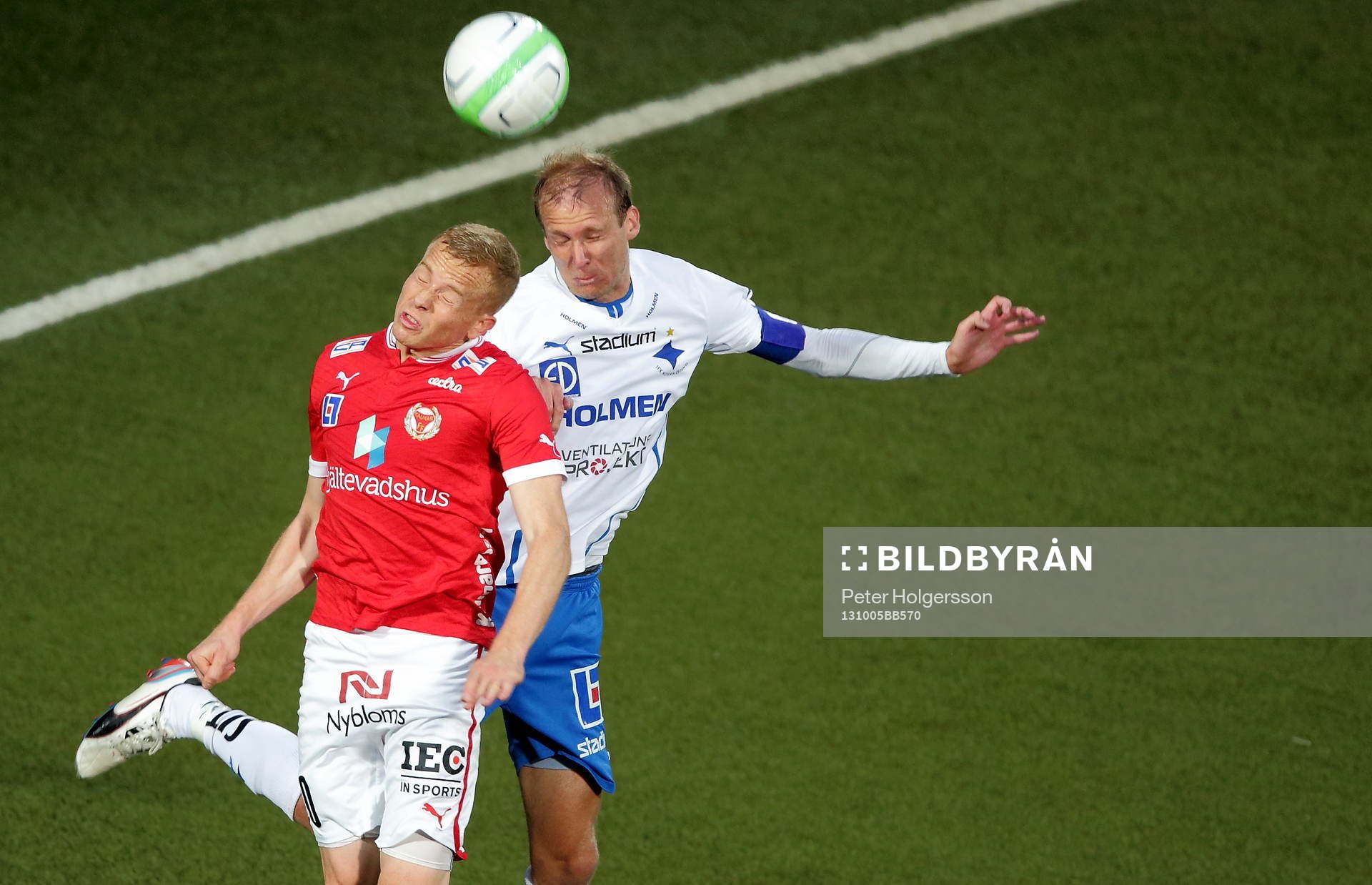 Kalmars Tobias Eriksson och Norrköpings Andreas Johansson