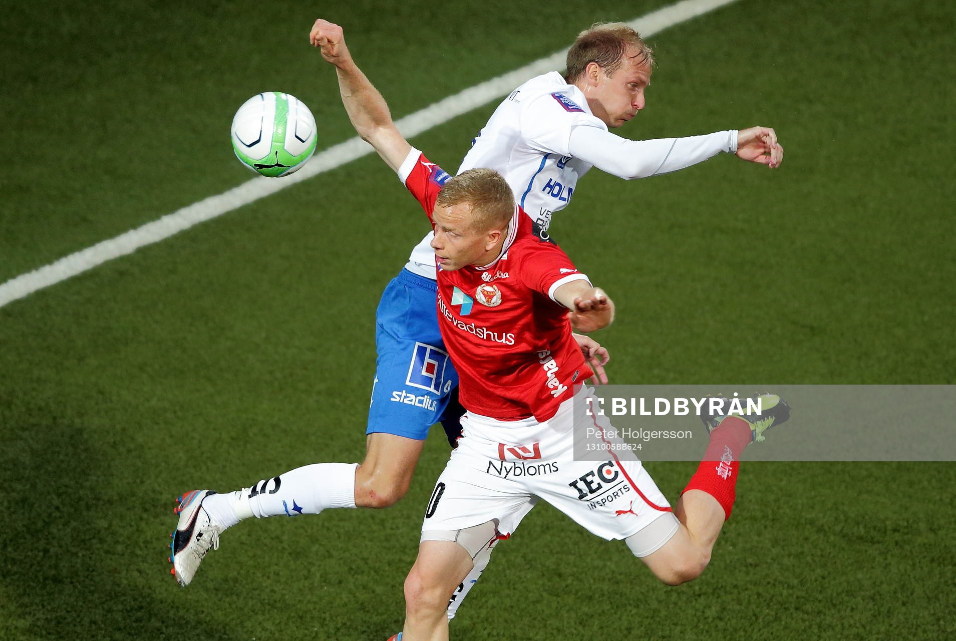 Kalmars Tobias Eriksson och Norrköpings Andreas Johansson
