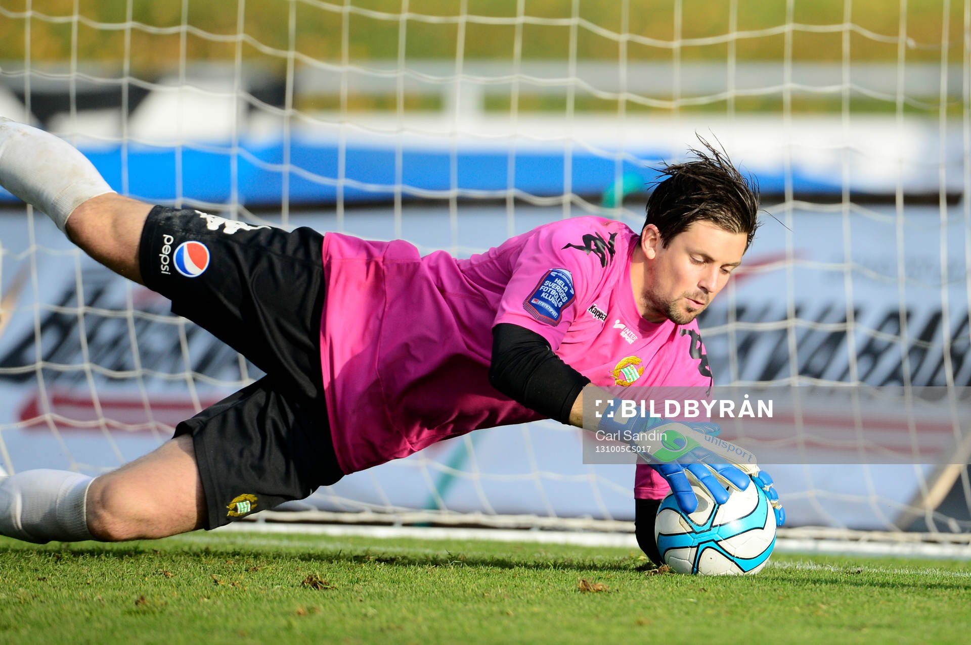 Hammarbys målvakt Johannes Hopf