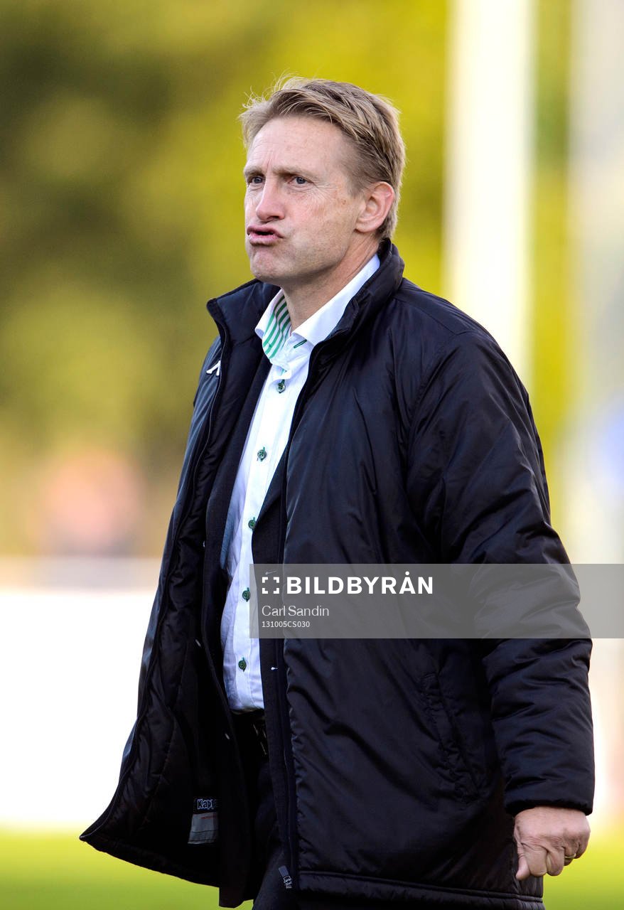 Hammarbys tränare Thomas Dennerby