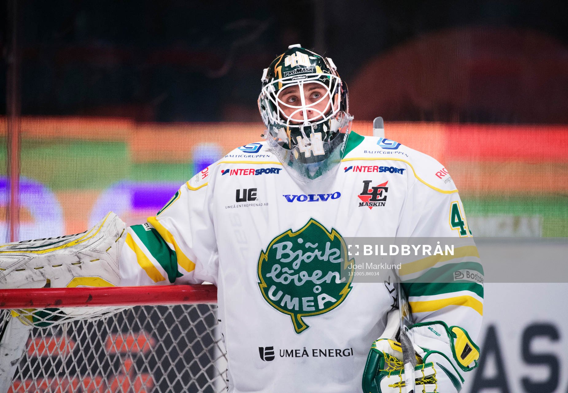 Björklövens målvakt Daniel Wälitalo