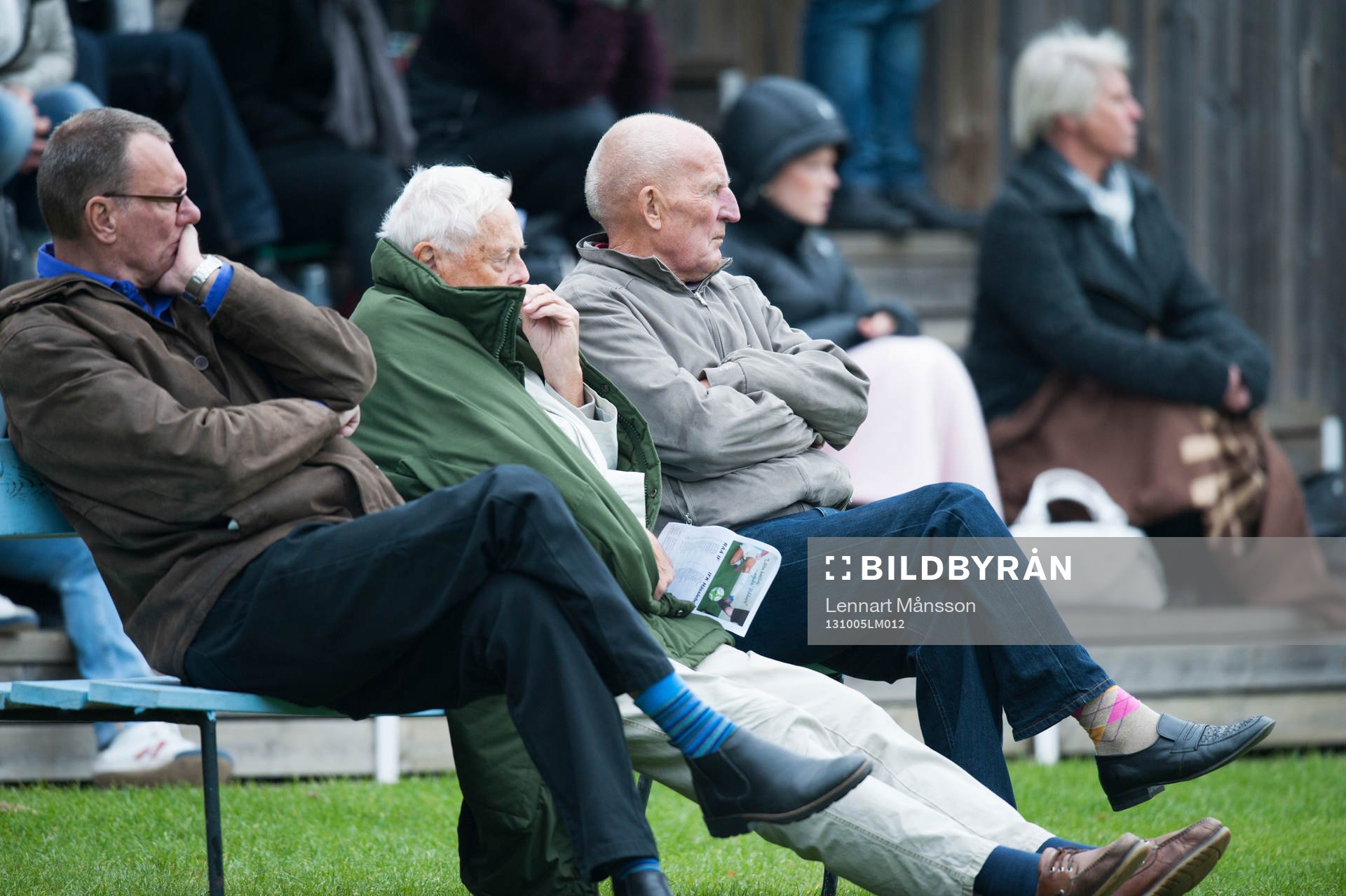 Legendaren Lars-Erik Ahlberg i matchen i division 3 mellan