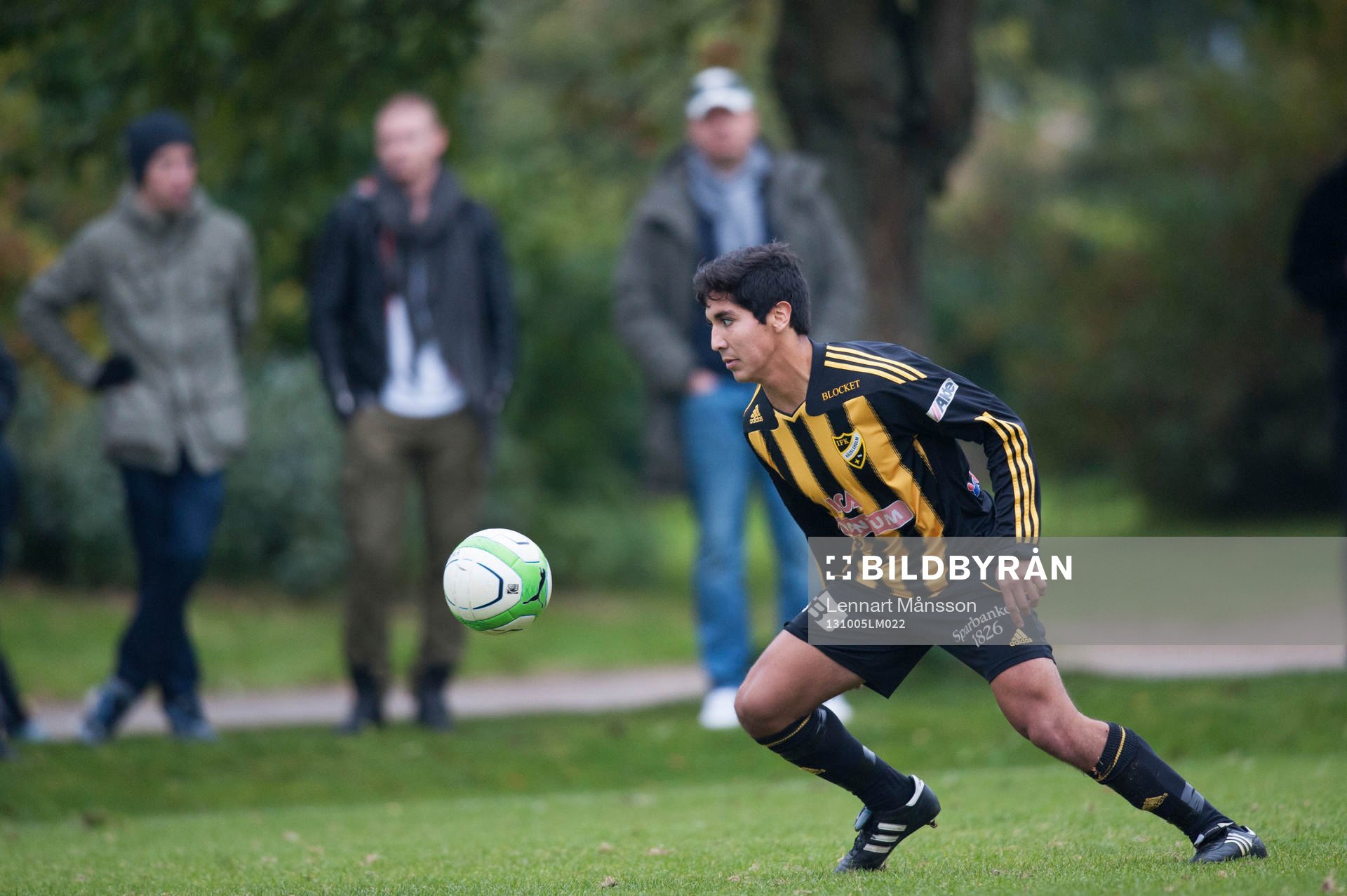 IFK Hässleholms  Diego Delgado i matchen i division 3