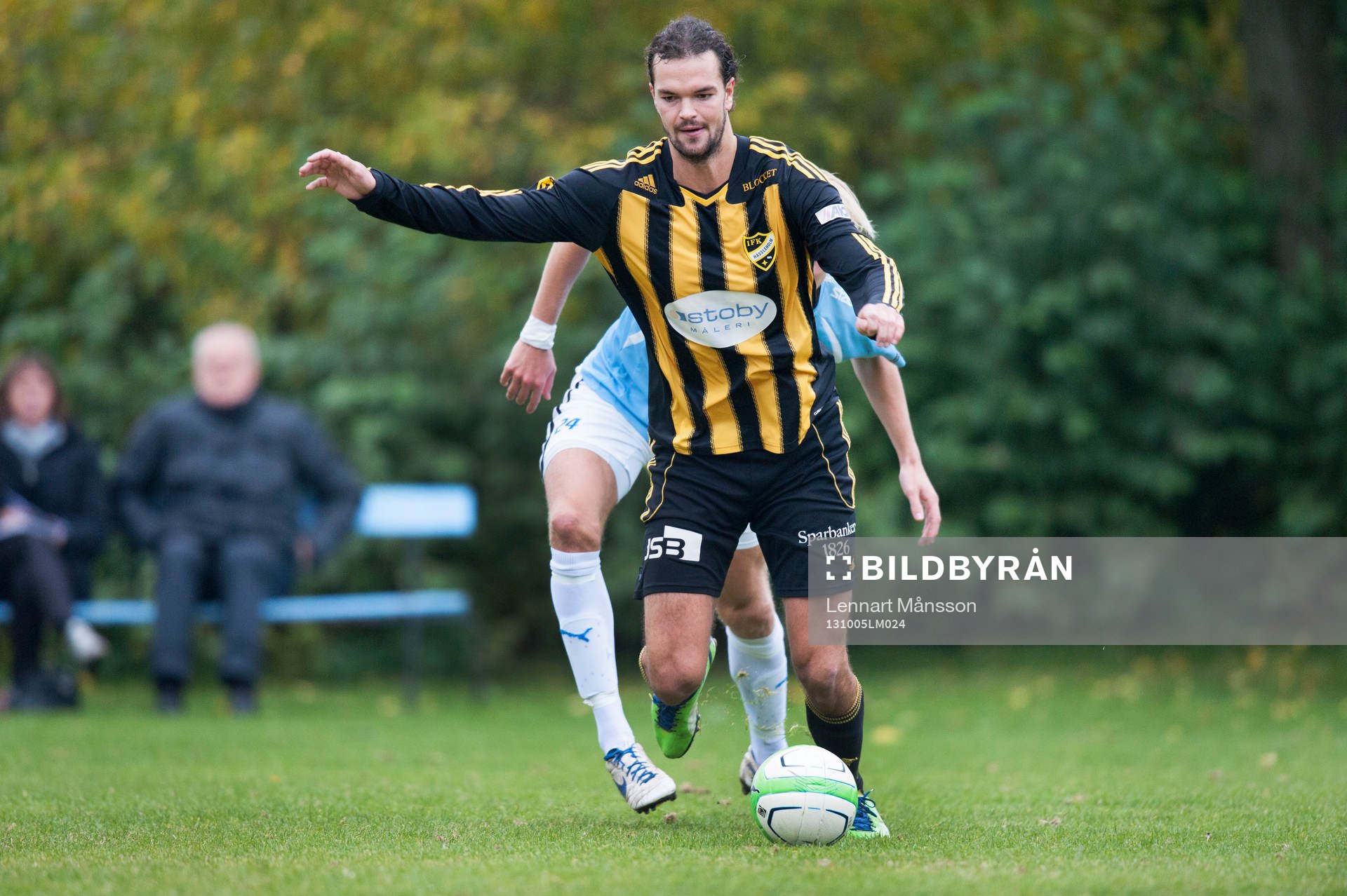 IFK Hässleholms Filip Thurn i matchen i division 3 mellan