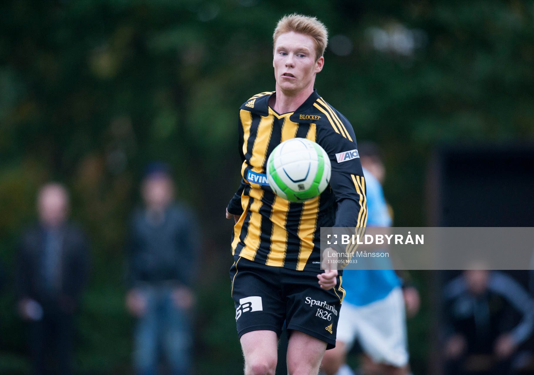 IFK Hässleholms Joel Svensson i matchen i division 3