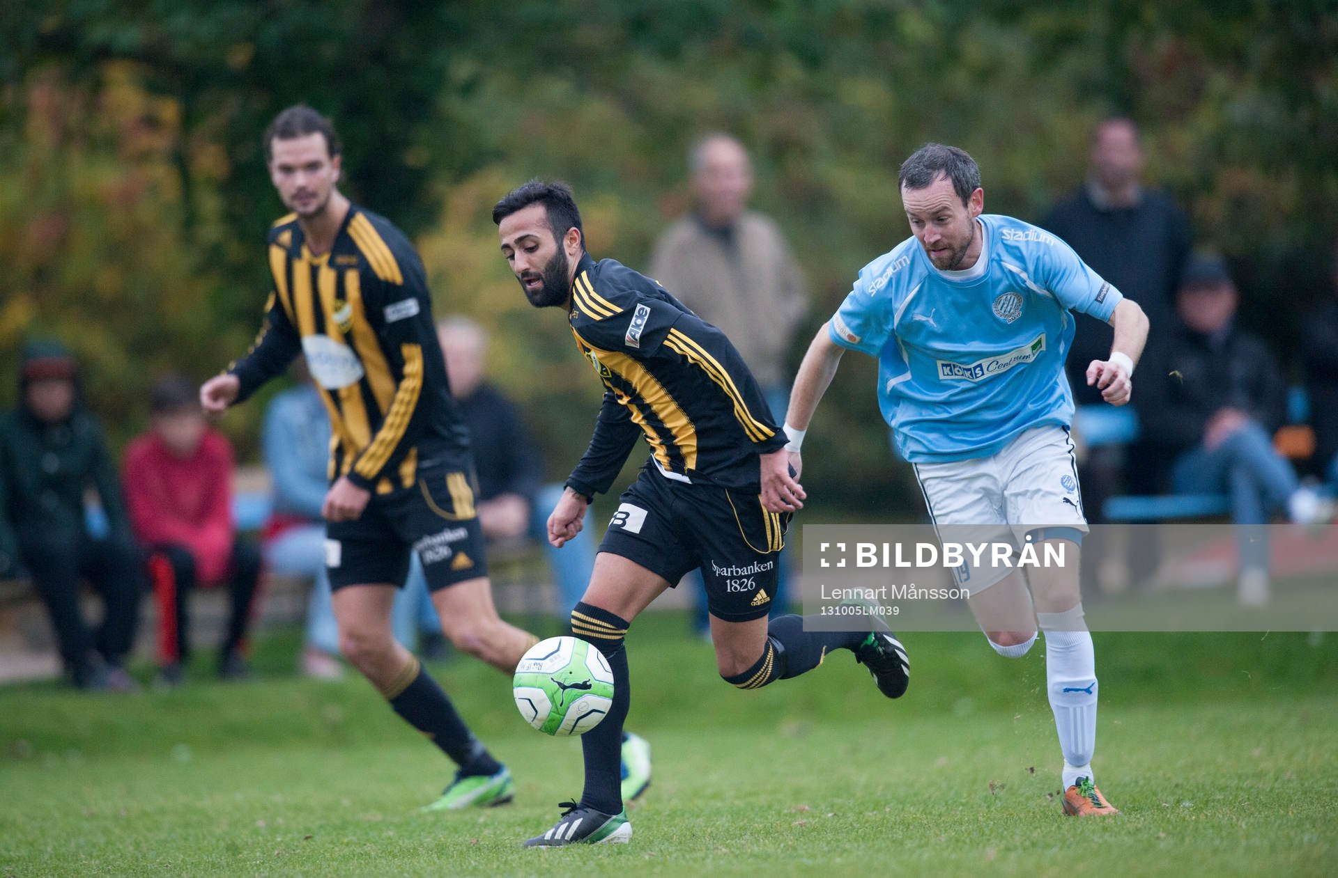  IFK Hässleholms Abbas Abbas i matchen i division 3 mellan Råå och IFK Hässleholm 5 oktober 2013.