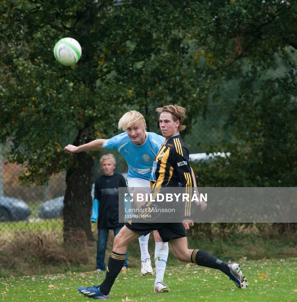 IFK Hässleholms Filip Ranmo i matchen i division 3 mellan