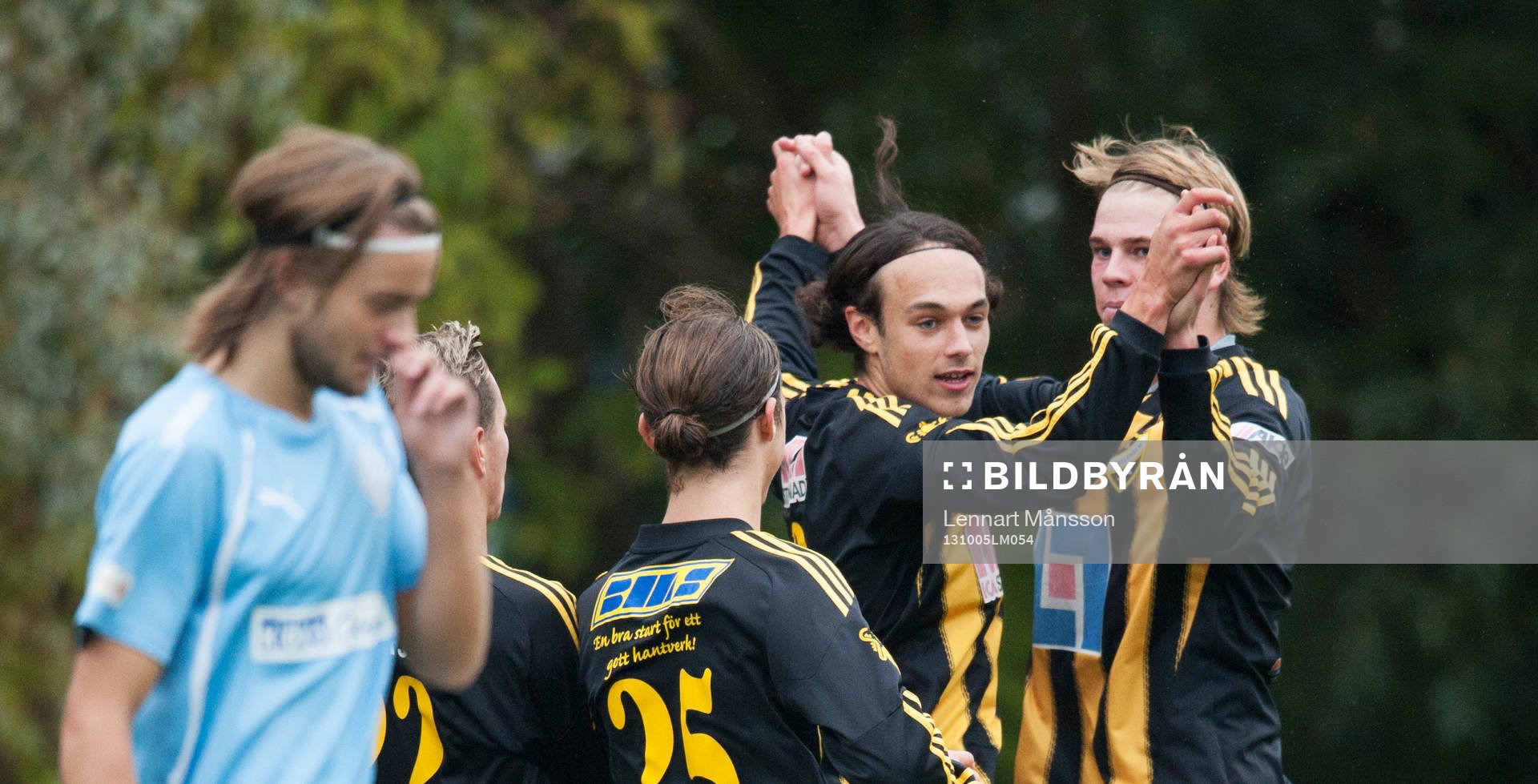 Karim Al-Asi, IFK Hässleholm, har kvitterat till 1-1  i