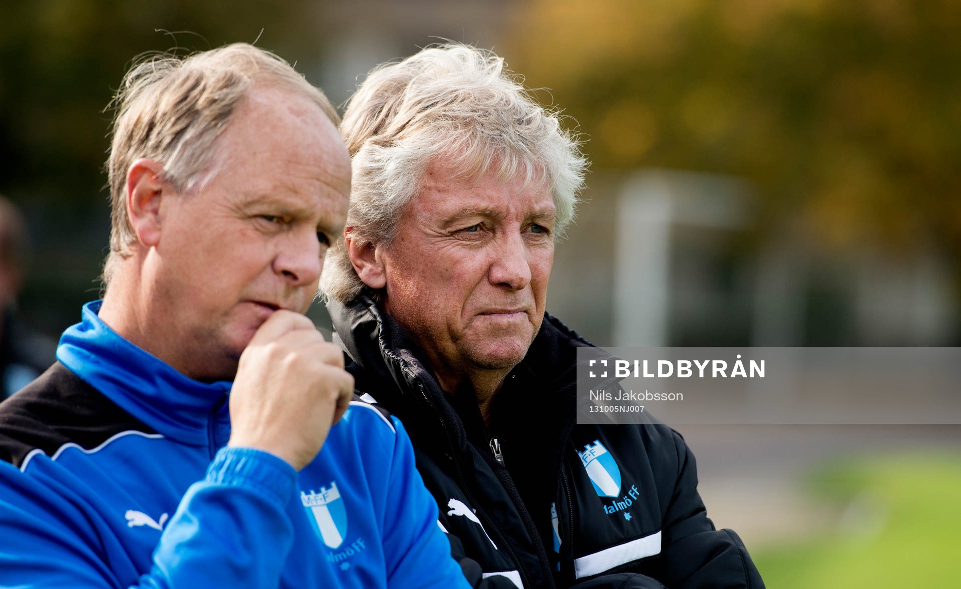 Malmös tränare Anders Palmér och Tore Cervin