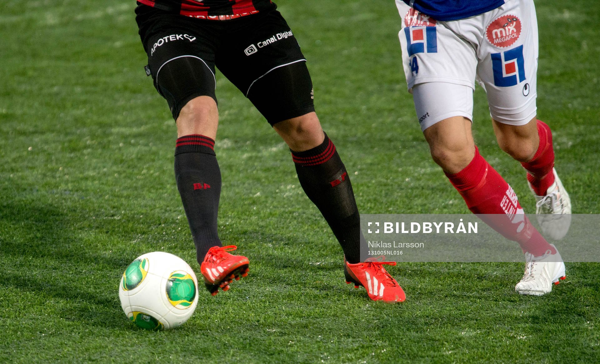 Fötter och en boll