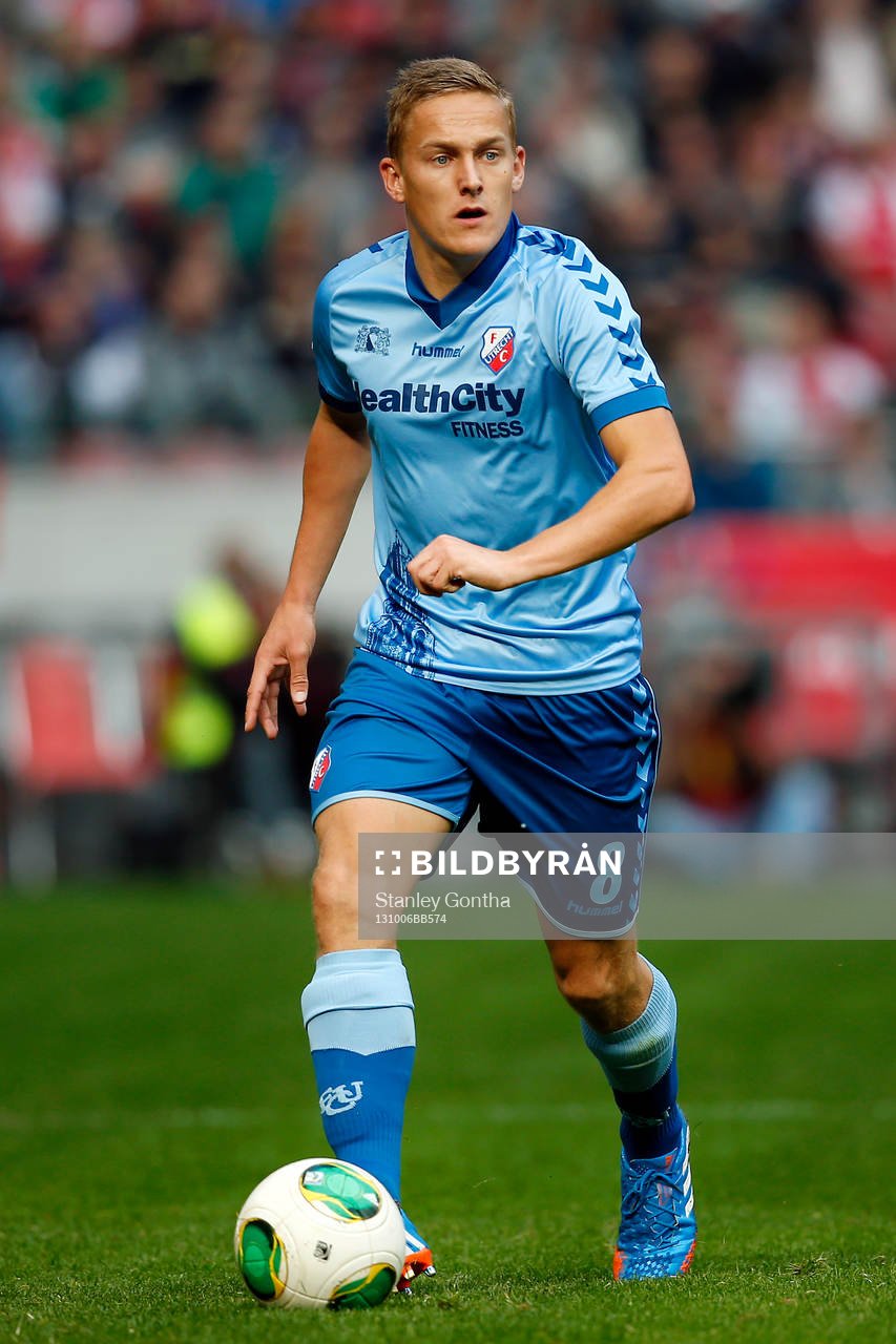  AMSTERDAM, Stadion Arena , seizoen 2013 / 2014 Eredivisie voetbal, 06-10-2013 Ajax - FC Utrecht 3-0. Jens Toornstra