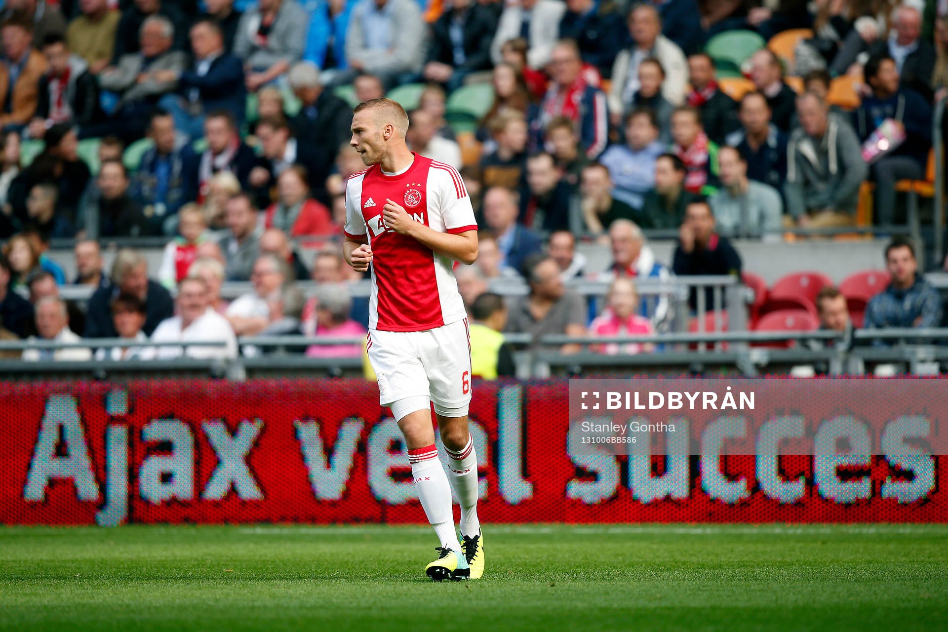  AMSTERDAM, Stadion Arena , seizoen 2013 / 2014 Eredivisie voetbal, 06-10-2013 Ajax - FC Utrecht 3-0.  Mike van der Hoorn