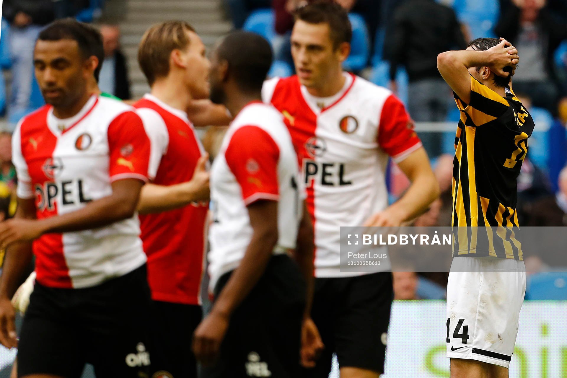ARNHEM - Vitesse - Feyenoord 1-2 ,  Voetbal Eredivisie ,