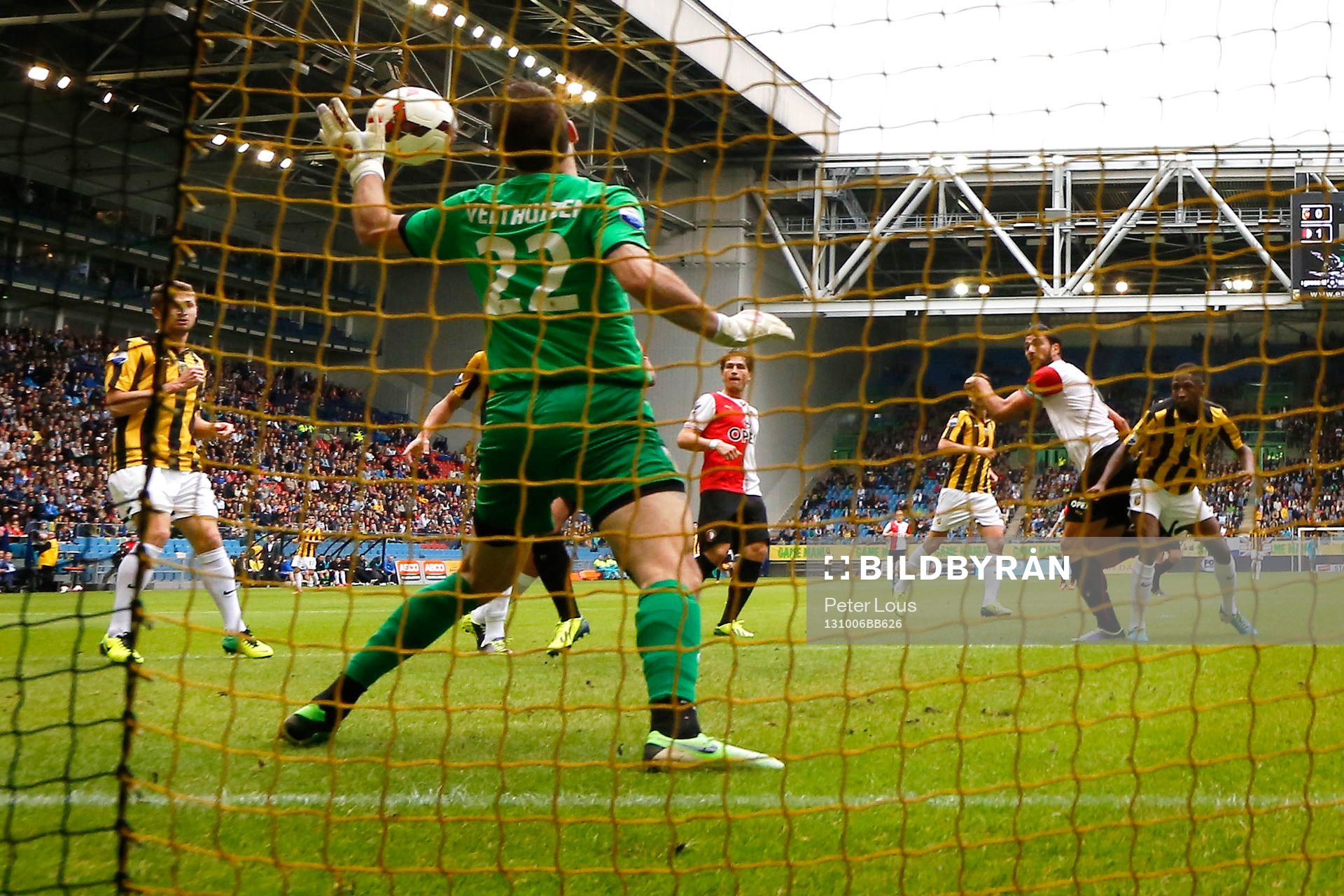 ARNHEM - Vitesse - Feyenoord 1-2 ,  Voetbal Eredivisie ,