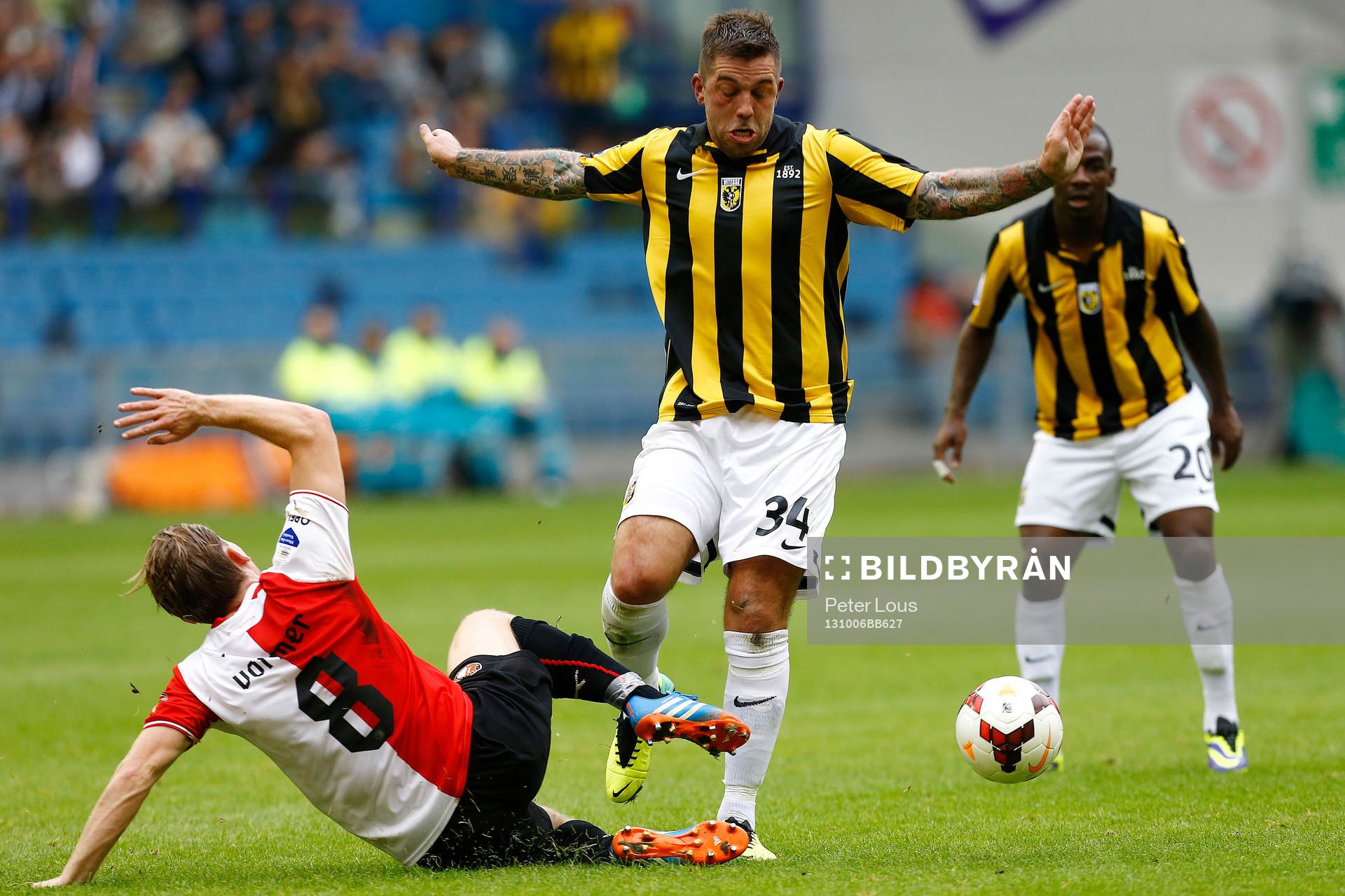 ARNHEM - Vitesse - Feyenoord 1-2 ,  Voetbal Eredivisie ,