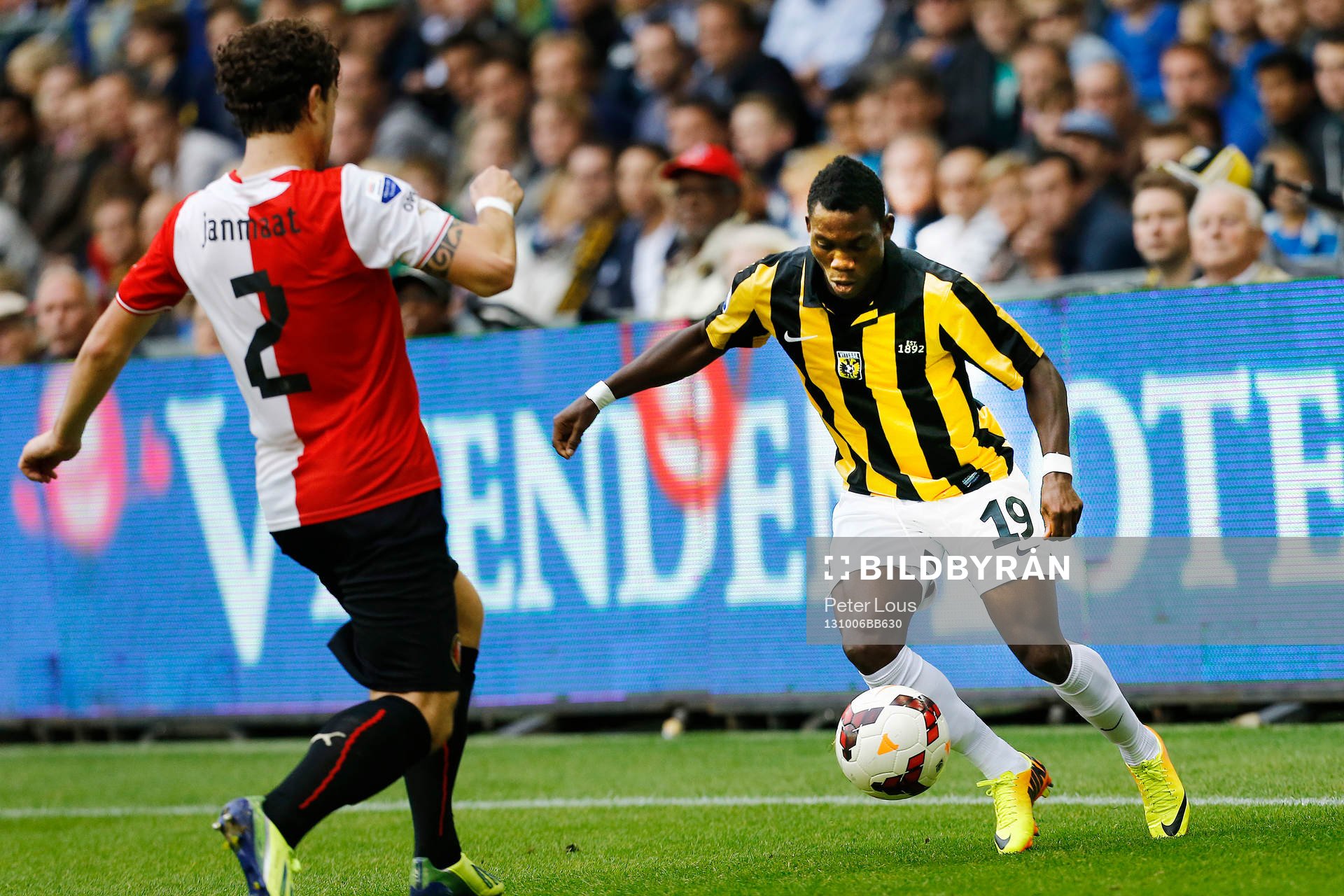 ARNHEM - Vitesse - Feyenoord 1-2 ,  Voetbal Eredivisie ,
