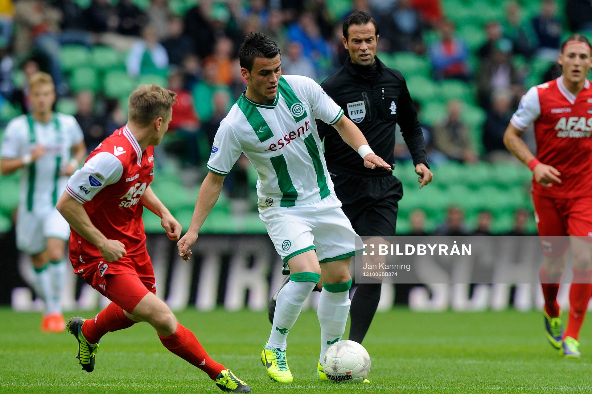 GRONINGEN - Voetbal, FC Groningen - AZ, Eredivisie, stadion