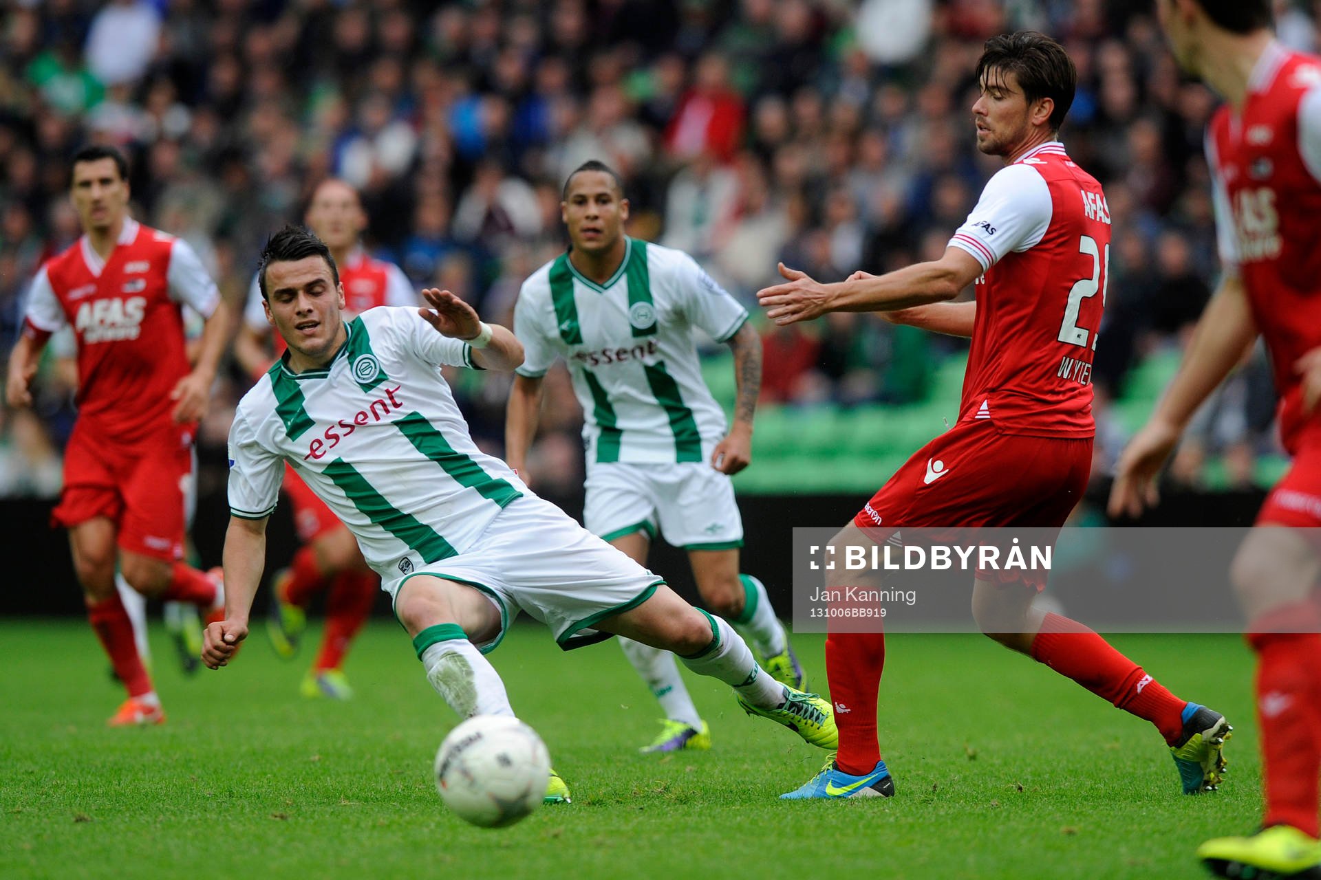 GRONINGEN - Voetbal, FC Groningen - AZ, Eredivisie, stadion