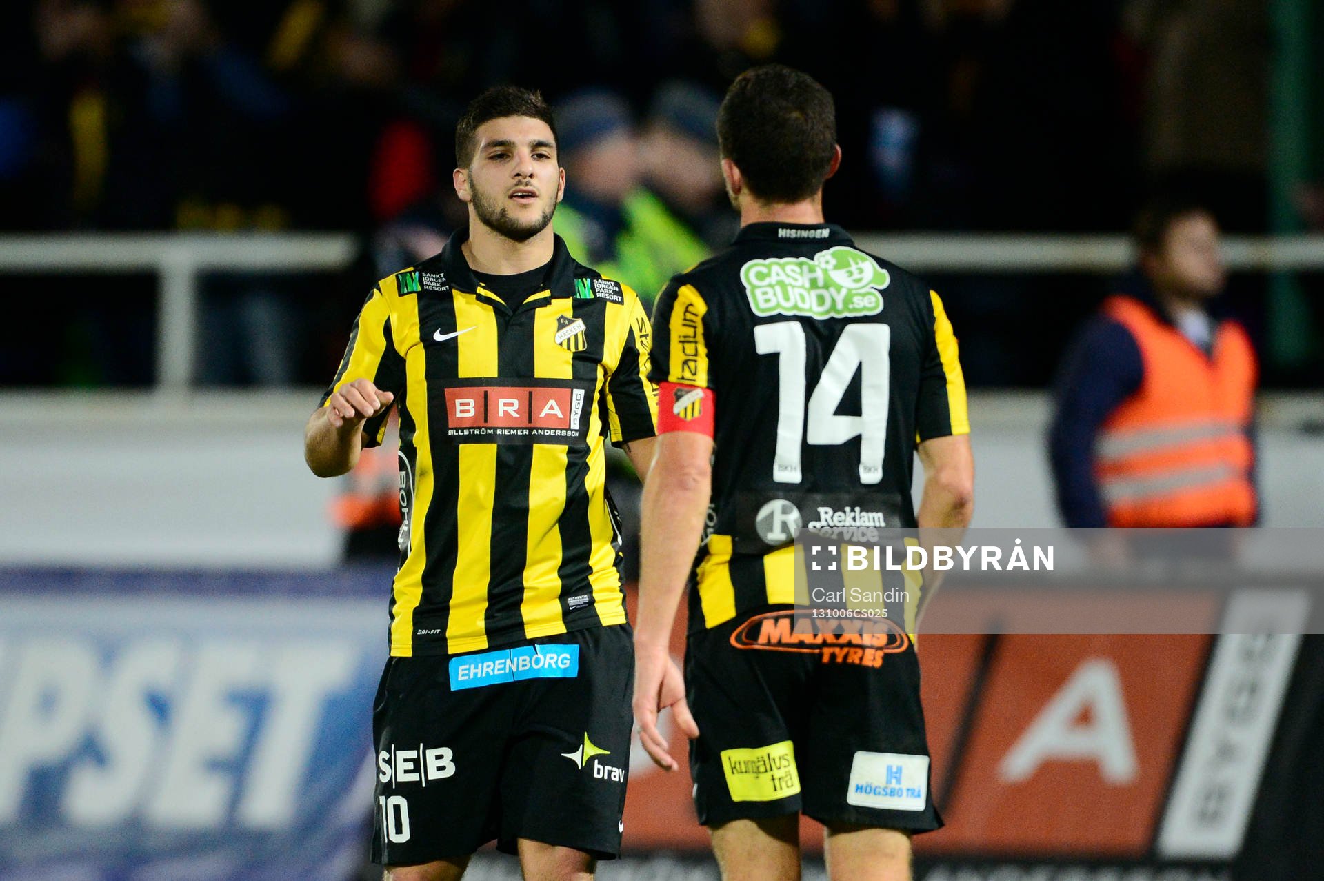 Häckens Moestafa El Kabir  och Martin Ericsson